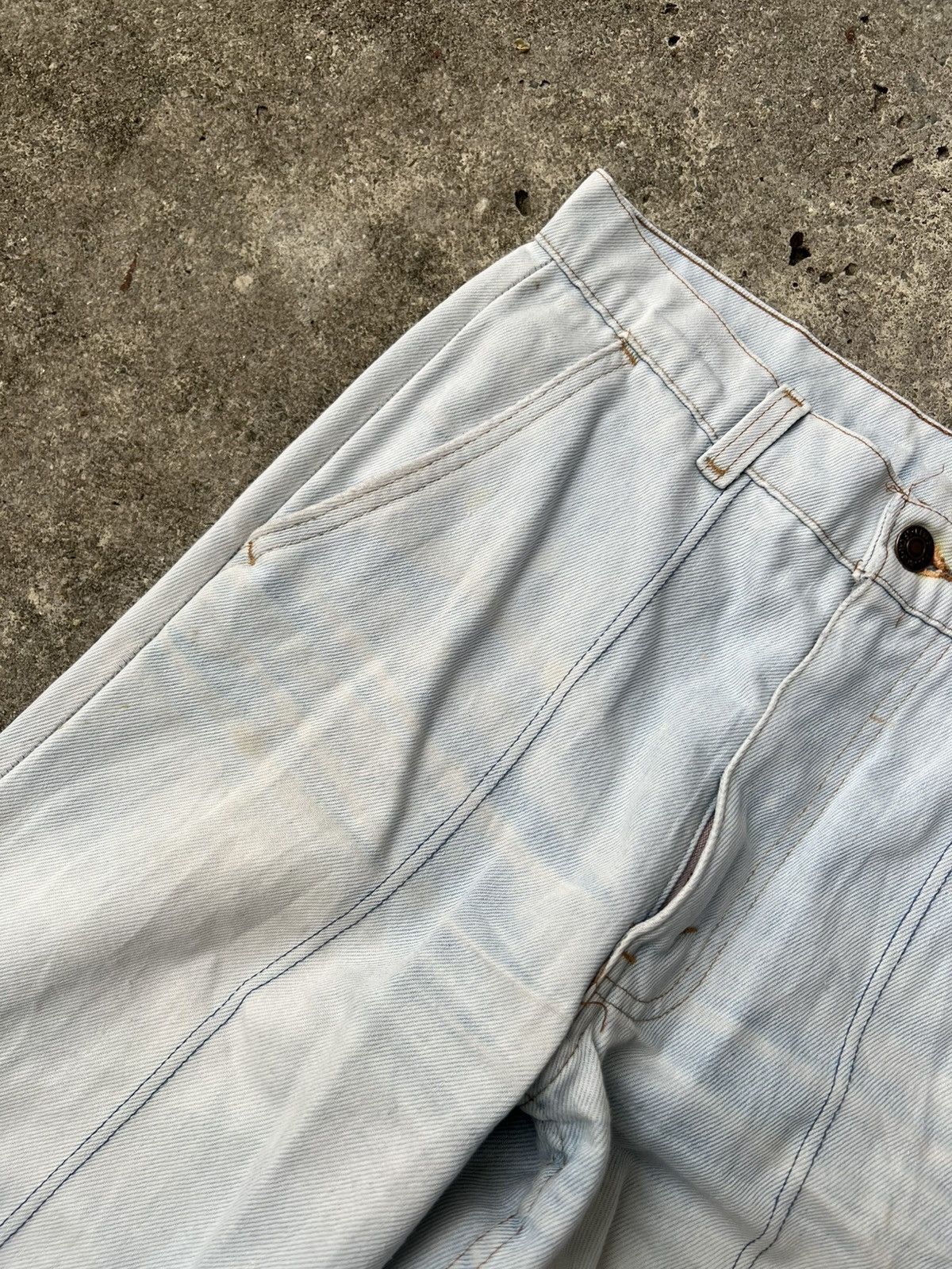 Levi's Vintage 80’s Levis Oren Tag Light Wash Jean Size US 28 / EU 44 - 11 Thumbnail