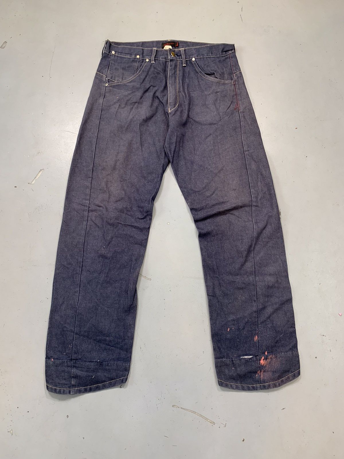 Levi's Vintage Levi’s engineer jeans denim Size US 34 / EU 50 - 1 Thumbnail