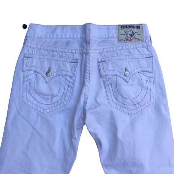 True Religion True Religion Jeans Size 36 STRAIGHT White Size US 36 / EU 52 - 6 Thumbnail