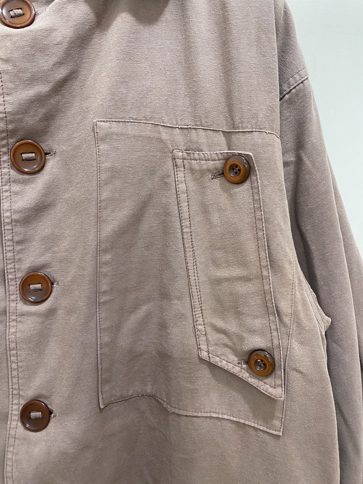 Fiorucci Rare Fiorucci Hard Trench Coat, size S, brown, used . Size US S / EU 44-46 / 1 - 4 Thumbnail
