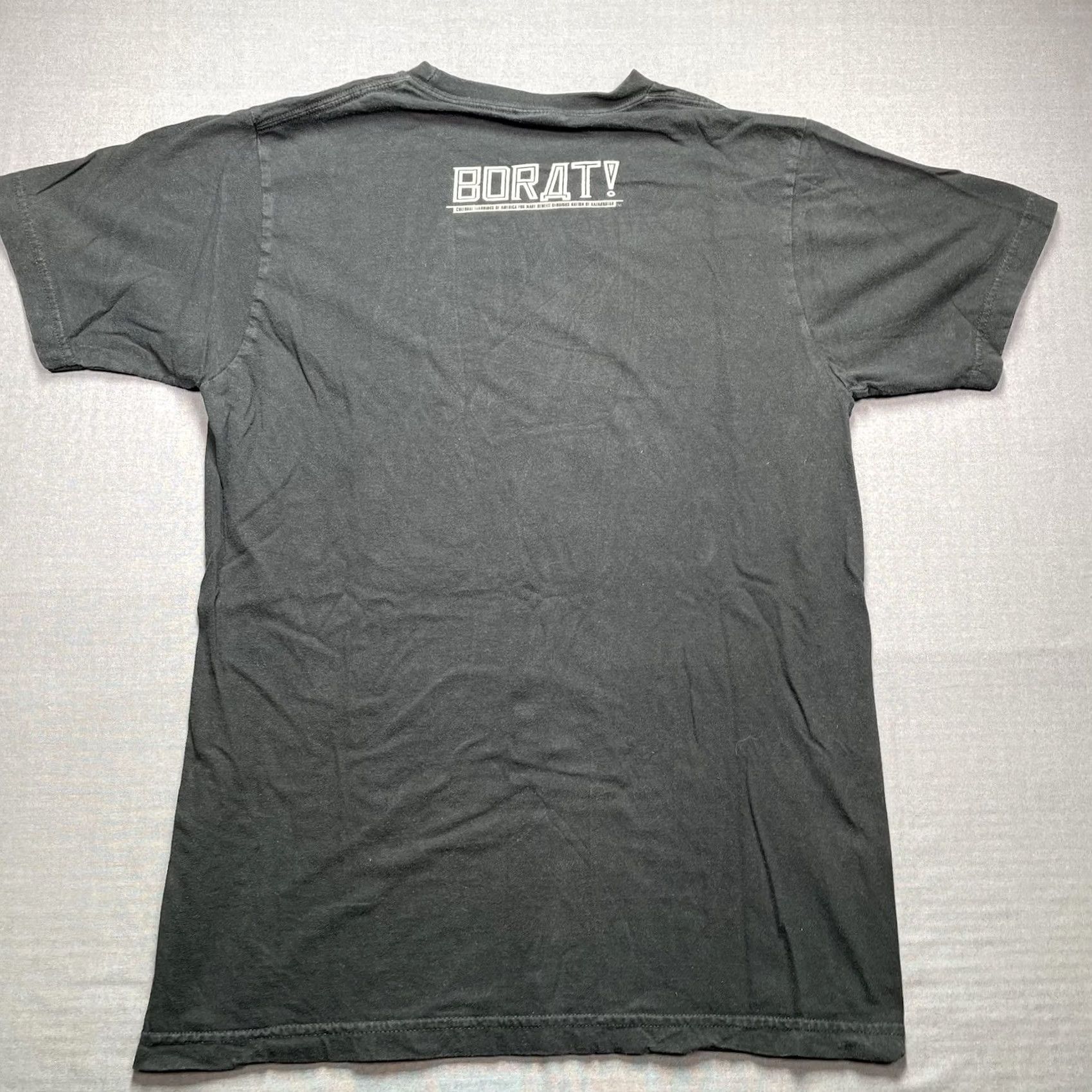 Etro VINTAGE Borat Movie Promo Shirt Medium Y2K 2006 Retro Fox Black Men’s Size US M / EU 48-50 / 2 - 6 Thumbnail