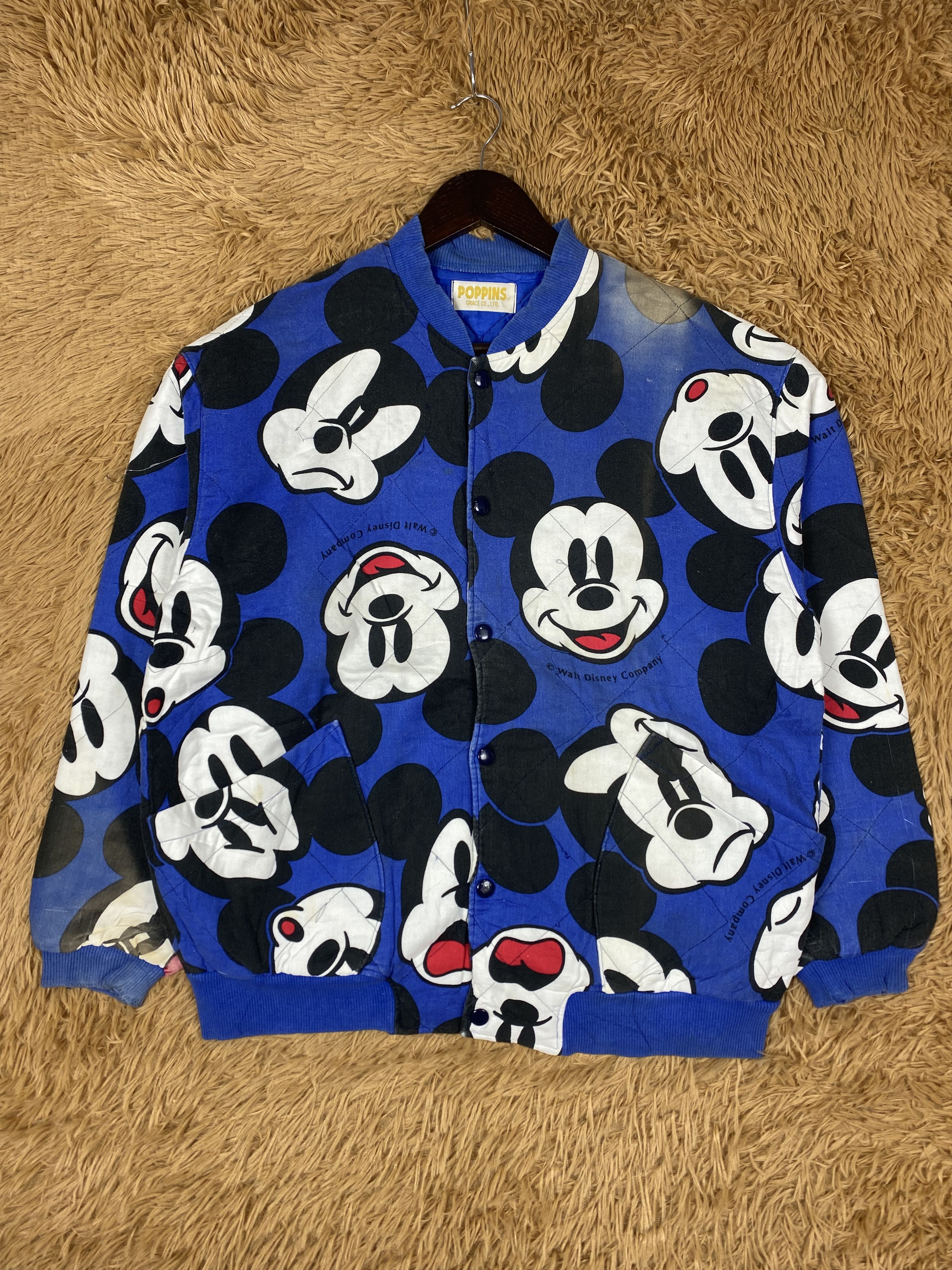 Mickey Mouse Vintage Poppins x Mickey Mouse Jacket DJ0932 Size US S / EU 44-46 / 1 - 1 Thumbnail