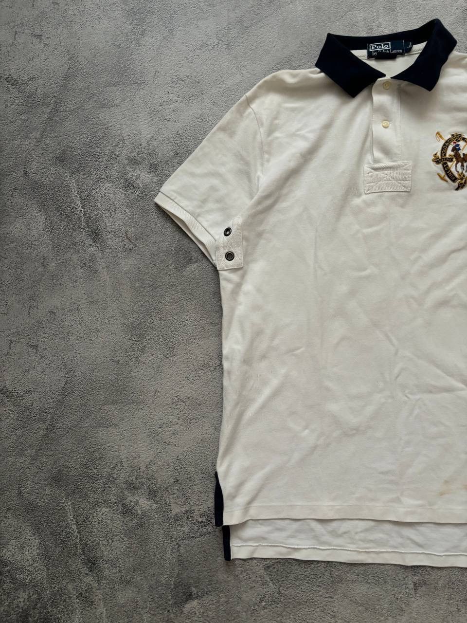 Polo Ralph Lauren × Vintage Vintage Polo Ralph Lauren rugby polo Size US L / EU 52-54 / 3 - 3 Thumbnail