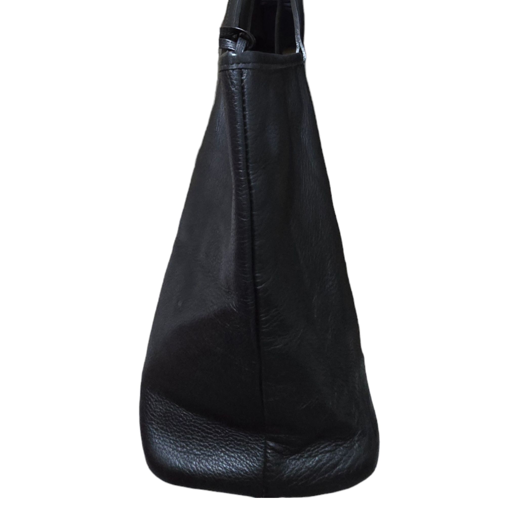 Carpe Diem wjk by Jun Hashimoto - Shrink Leather Tote Bag w/ Clochette Size ONE SIZE - 4 Thumbnail