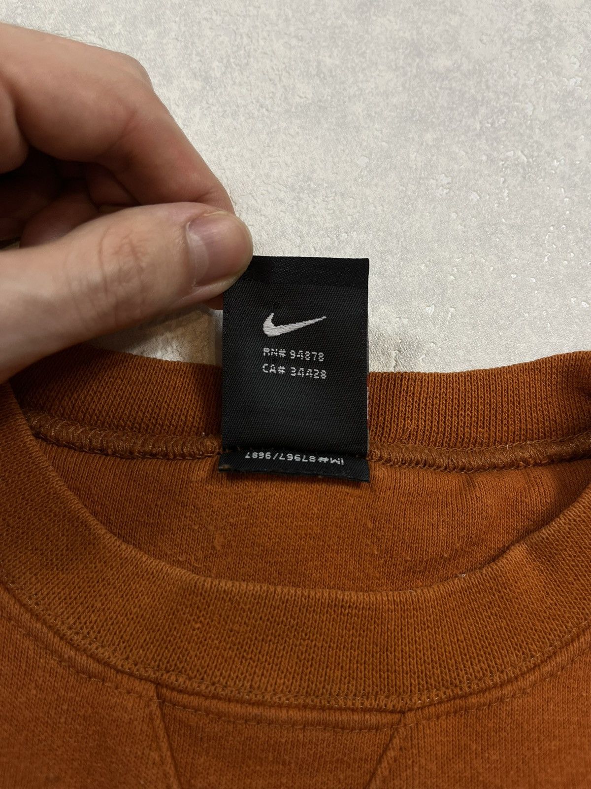 Nike × Vintage 90s Nike Swoosh Vintage Y2K Oversized Boxy Retro Sweatshirt Size US XL / EU 56 / 4 - 4 Thumbnail