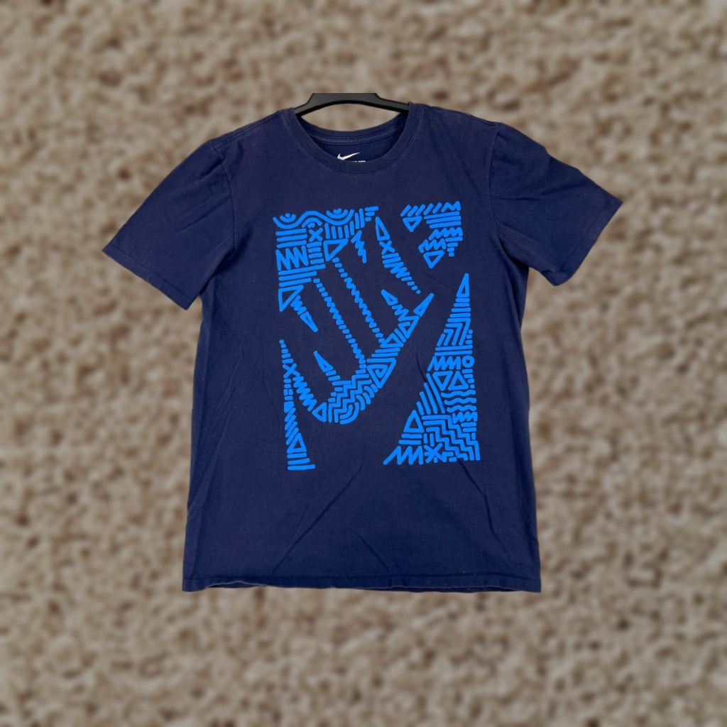 Nike Nike Dri-Fit Shirt Mens XL Blue Logo Sports Retro Short Sleeve Crew Neck Nike Shirt Size US XL / EU 56 / 4 - 1 Thumbnail