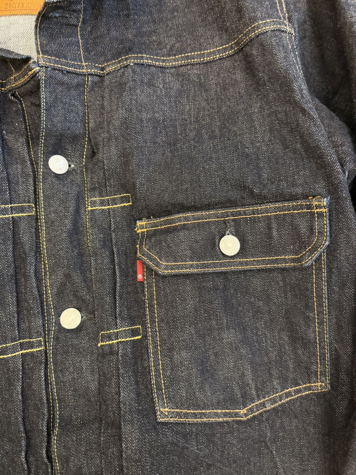 Full Count & Co. Fullcount Type 1 Denim Jacket 2107XXW Size 40 Size US L / EU 52-54 / 3 - 2 Thumbnail