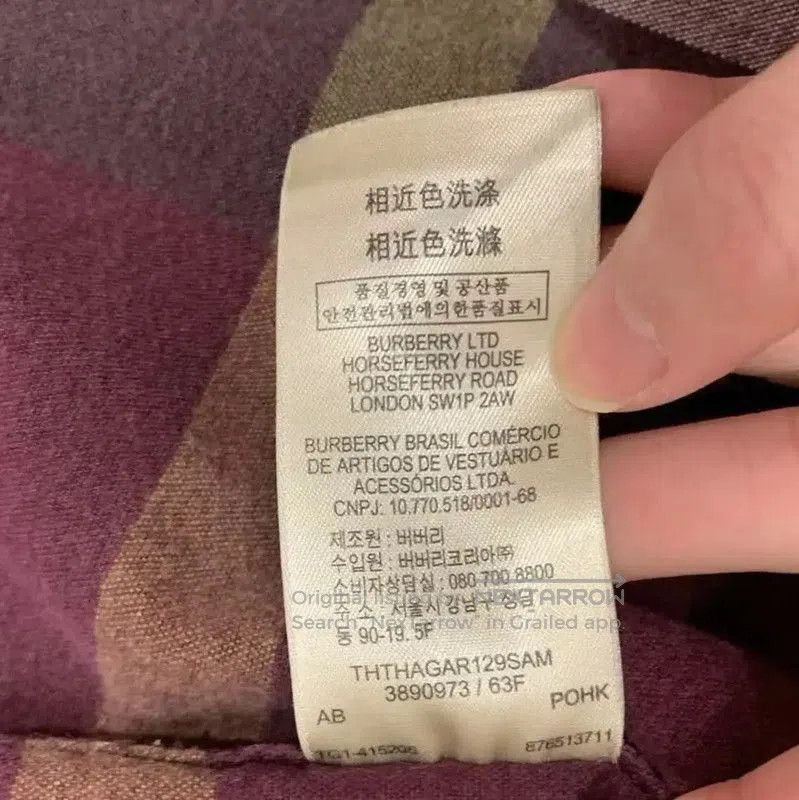 Burberry Burberry Long Sleeve Plaid Shirt for Women. Size L / US 10 / IT 46 - 4 Thumbnail