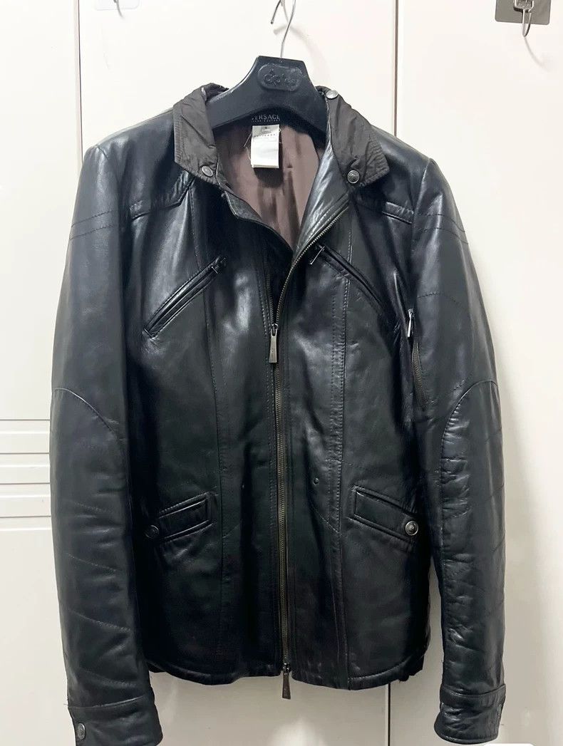 Versace Versace Genuine padded all-genuine cowhide leather jacket Size US S / EU 44-46 / 1 - 6 Thumbnail