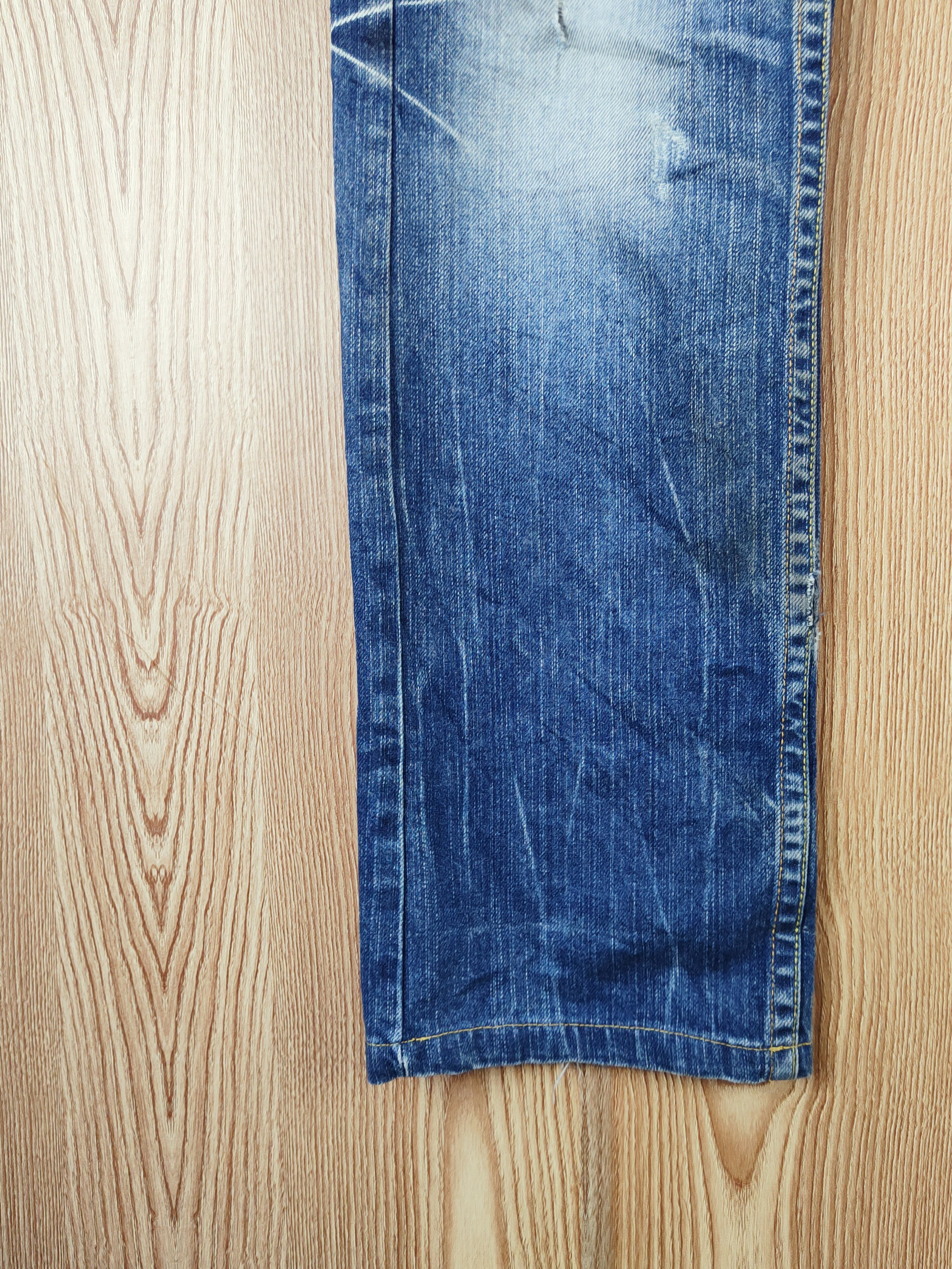 Japanese Brand Redpepper Blue Distressed Ripped Jeans #S2698 Size 31" - 6 Thumbnail