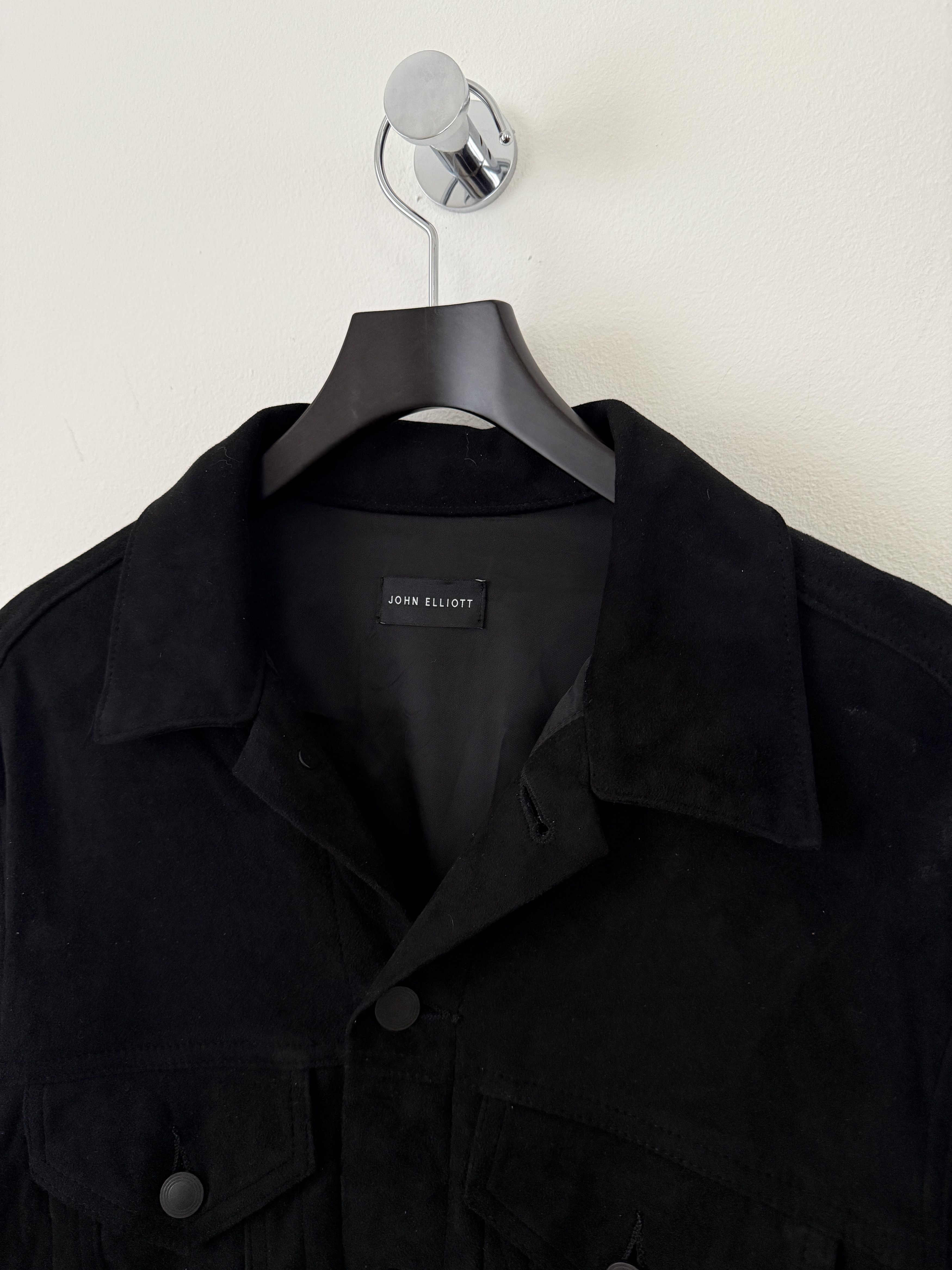 John Elliott Lamb Leather Trucker Jacket Size US L / EU 52-54 / 3 - 6 Thumbnail