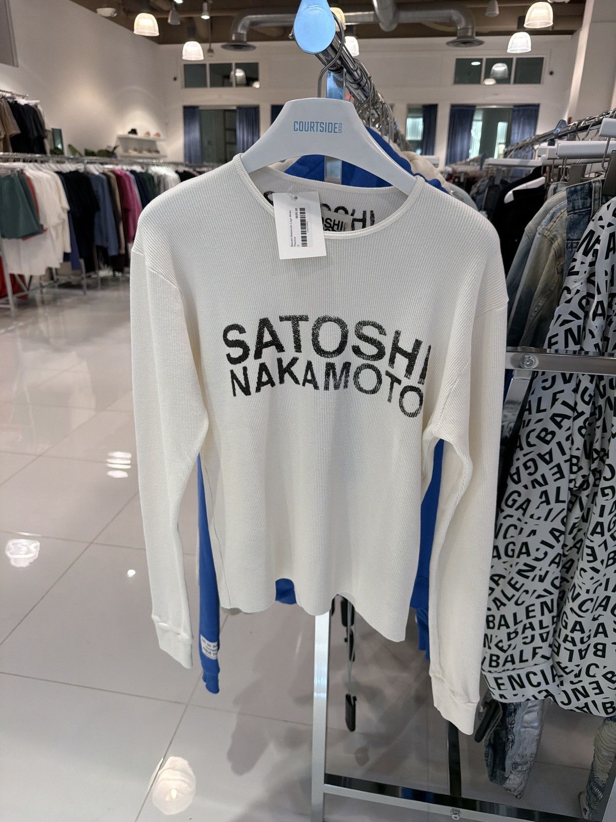Satoshi Nakamoto Satoshi Nakamoto Logo White Thermal Size US S / EU 44-46 / 1 - 1 Thumbnail