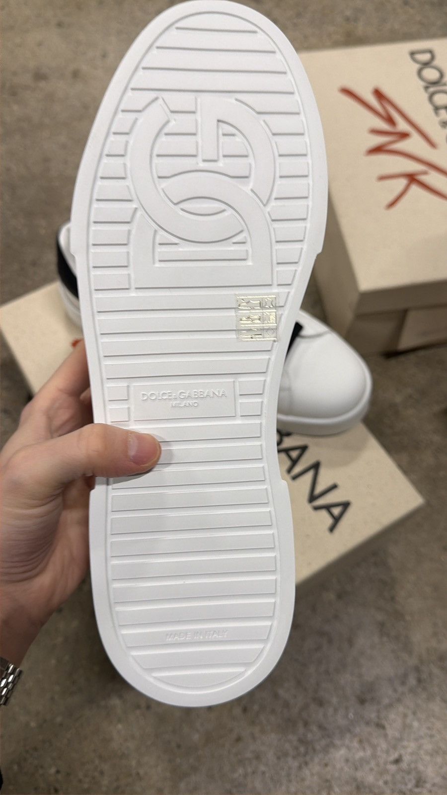 Dolce & Gabbana Dolce & Gabbana Portofino Sneaker NEW 900$ Size US 8 / EU 41 - 4 Thumbnail