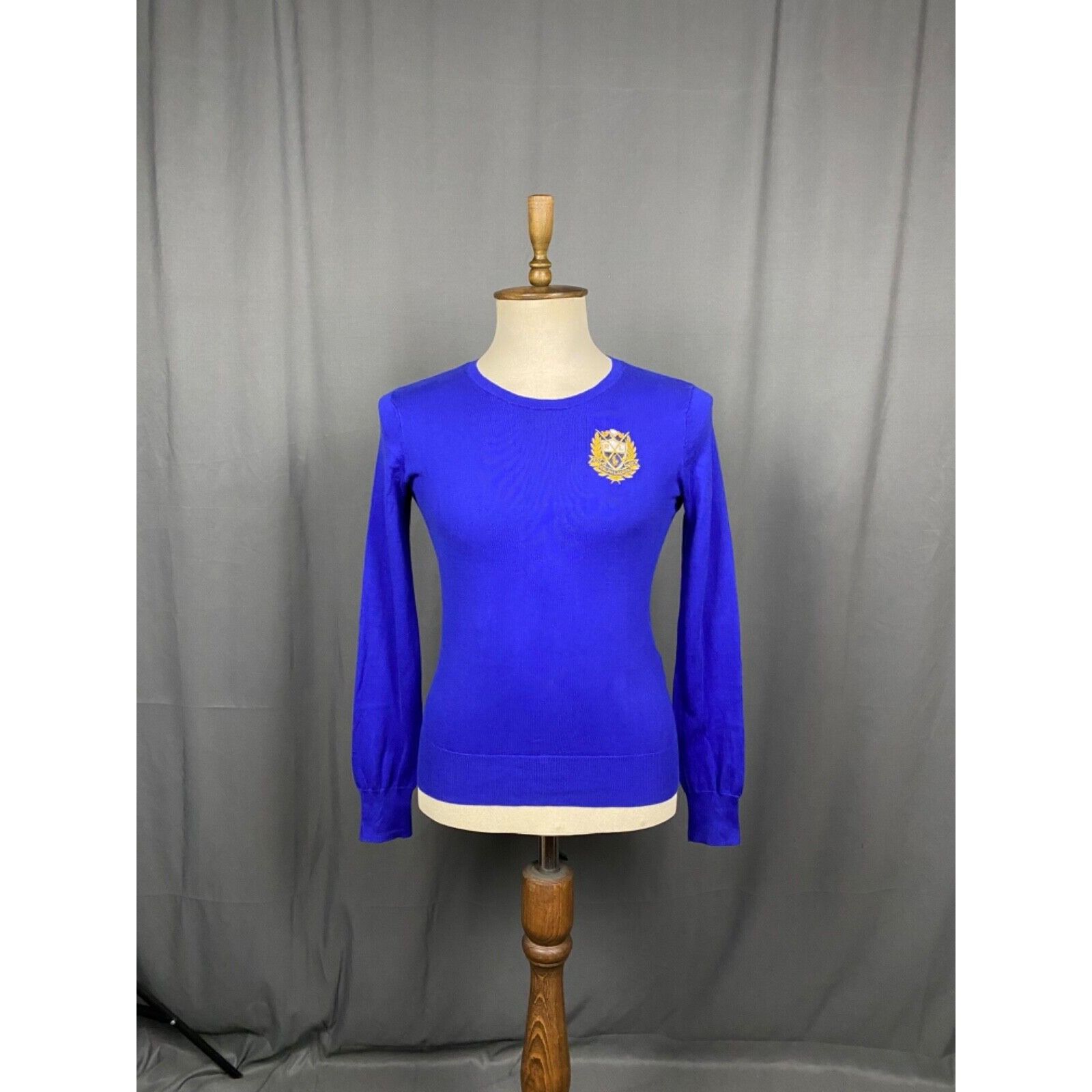 Ralph Lauren Blue Label MINT! Ralph Lauren Blue Label Big Logo Men's Blue Crewneck S Size US M / EU 48-50 / 2 - 3 Thumbnail