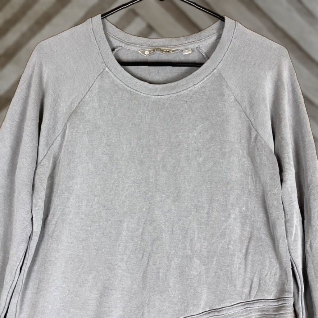 Athleta Athleta Sweatshirt Women Gray Serenity Criss Cross Pullover Modal Blend M Size M / US 6-8 / IT 42-44 - 1 Thumbnail