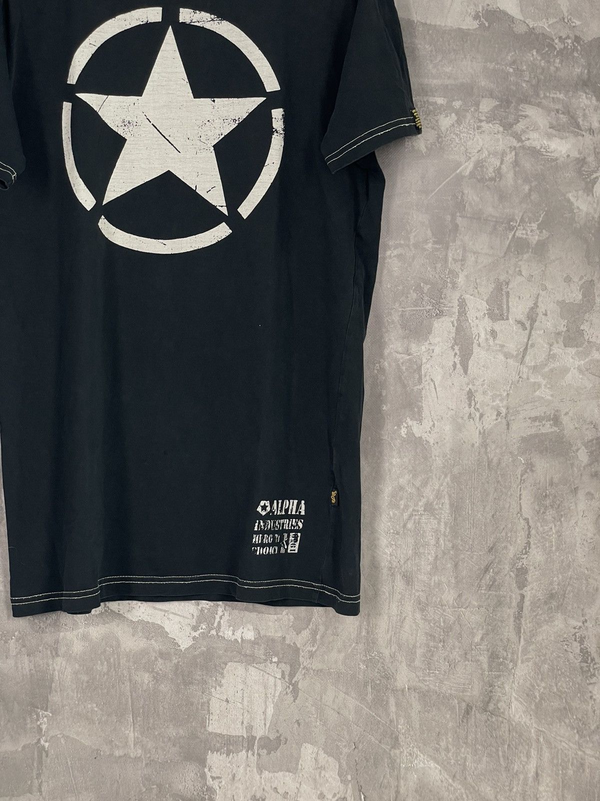 If Six Was Nine × Japanese Brand × Le Grande Bleu (L.G.B.) Avant Garde Japanese Crazy Opium Alpha Industries Y2K Tshirt Size US S / EU 44-46 / 1 - 6 Thumbnail