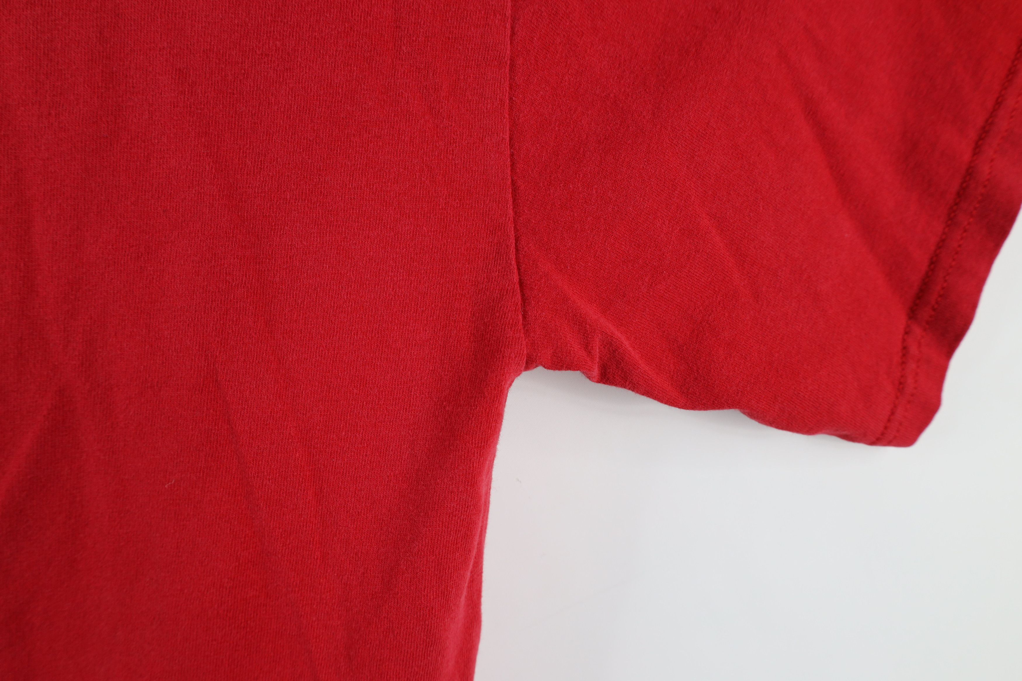 Adidas × Vintage Vintage Y2K 2003 Adidas Spell Out Short Sleeve T-Shirt Red Size US L / EU 52-54 / 3 - 9 Thumbnail