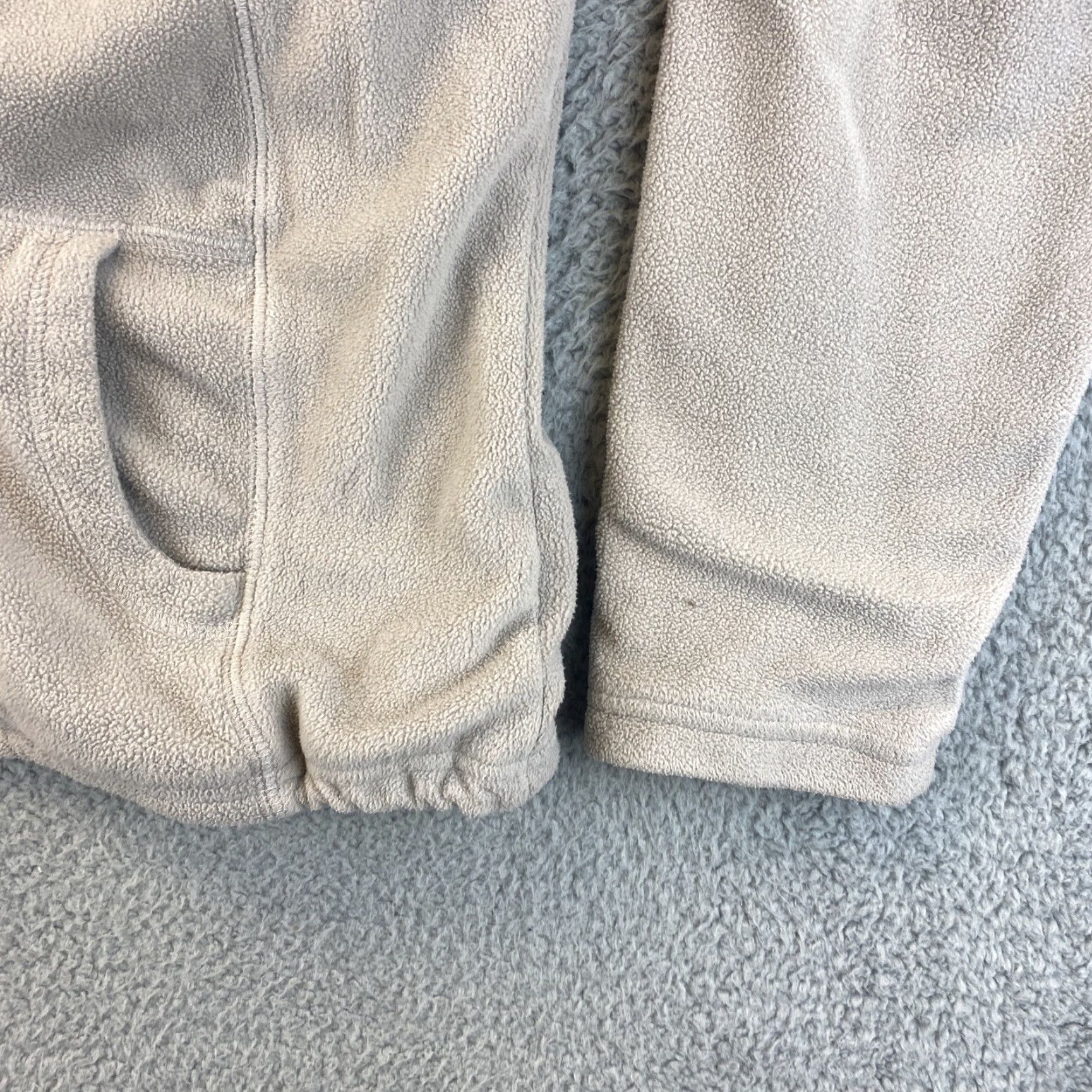Vintage US Polo Assn. Fleece Lined Zip Hoodie Jacket Gray Size XL. / 63-13. Jersey? No. Size XL / US 12-14 / IT 48-50 - 4 Thumbnail