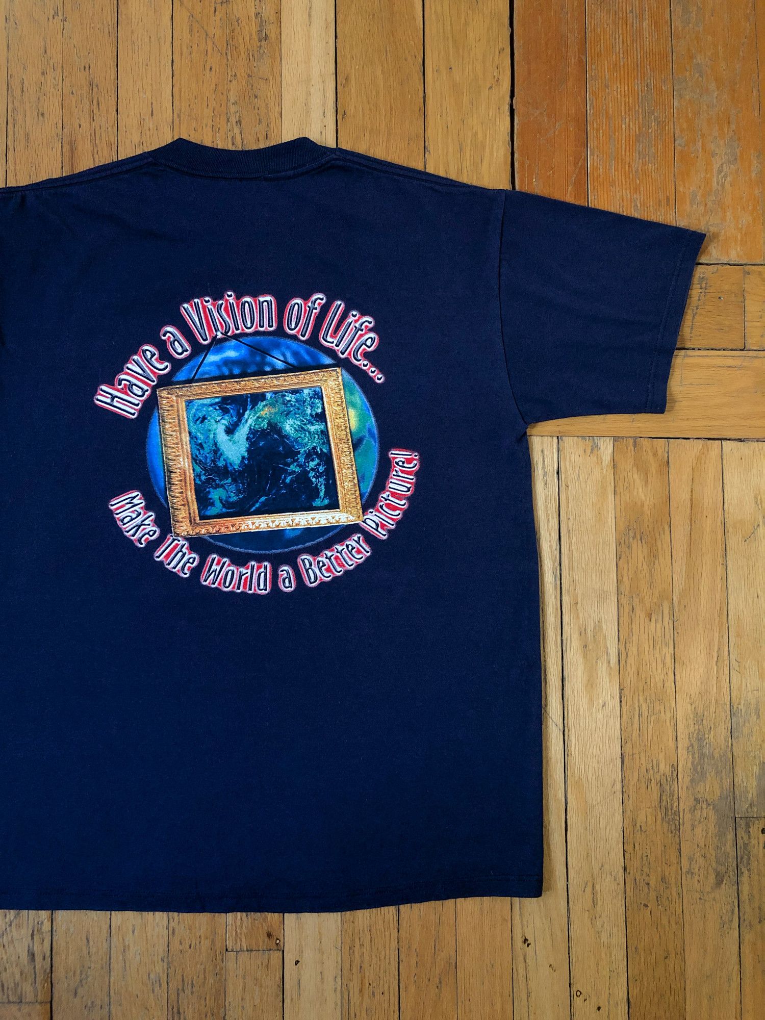 Jerzees × Vintage 2000 Earth Day T-Shirt Size US M / EU 48-50 / 2 - 1 Thumbnail