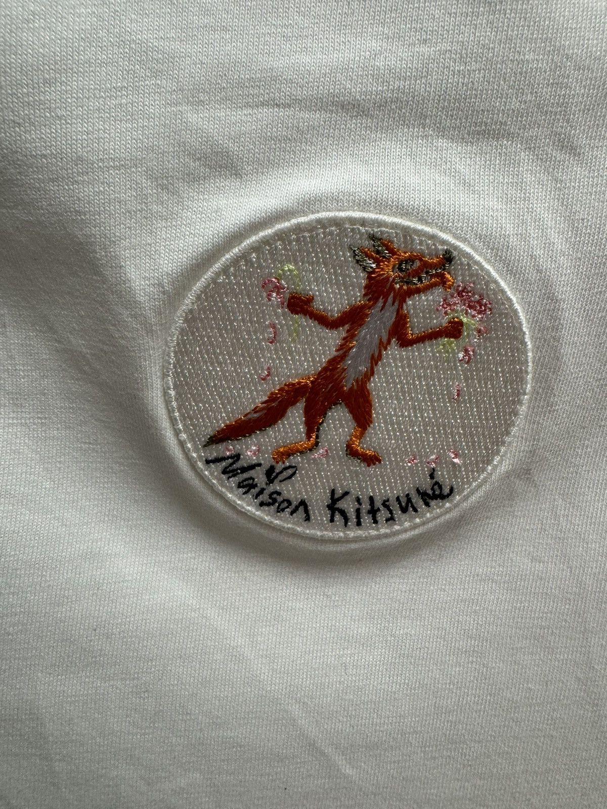 Maison Kitsune Maison kitsune white fox t-shirt M sz Size US M / EU 48-50 / 2 - 8 Thumbnail