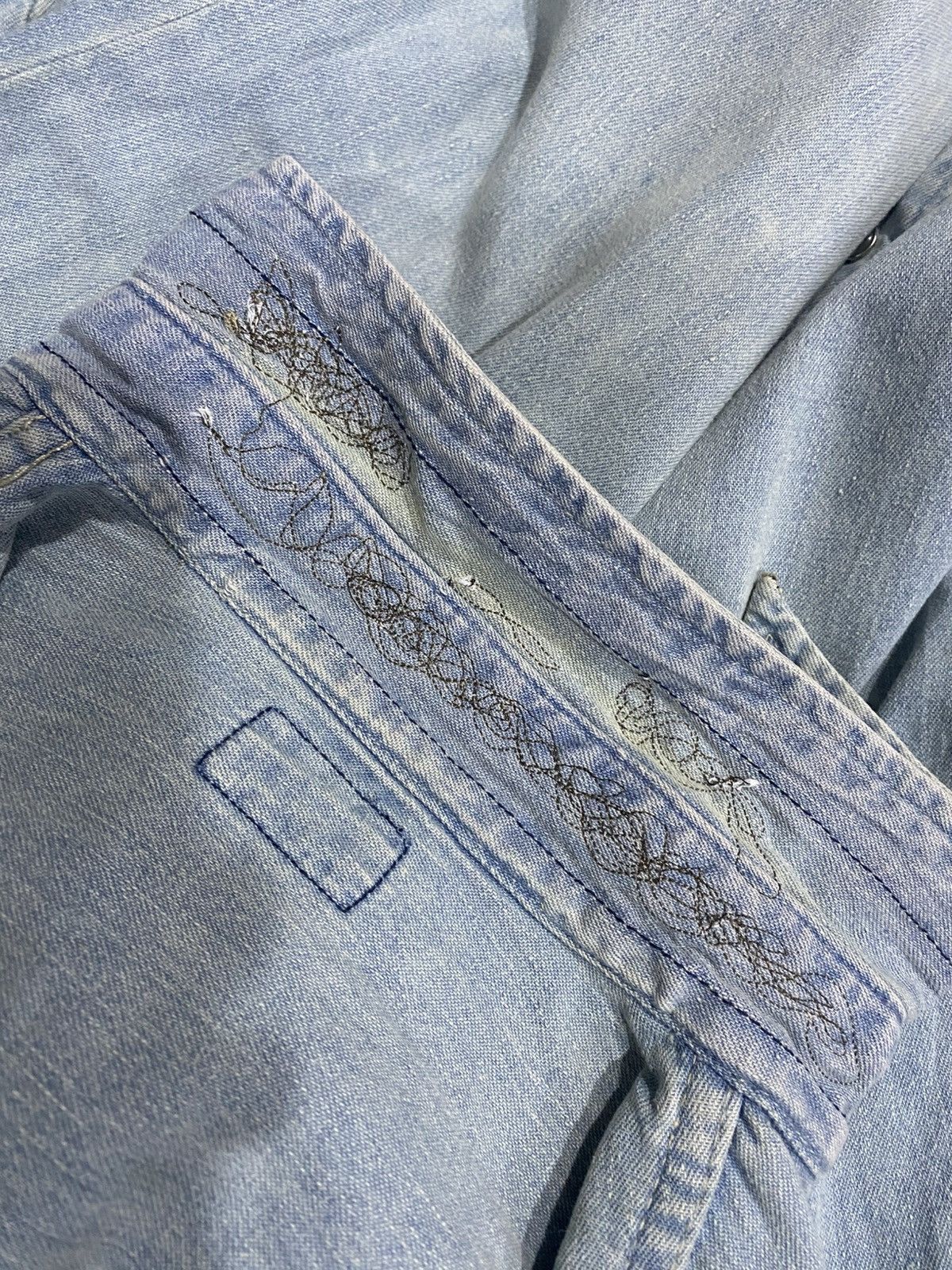 Blue Blue Japan Vintage Blue Blue Japan Western Denim Shirt Made Japan Size US M / EU 48-50 / 2 - 10 Thumbnail