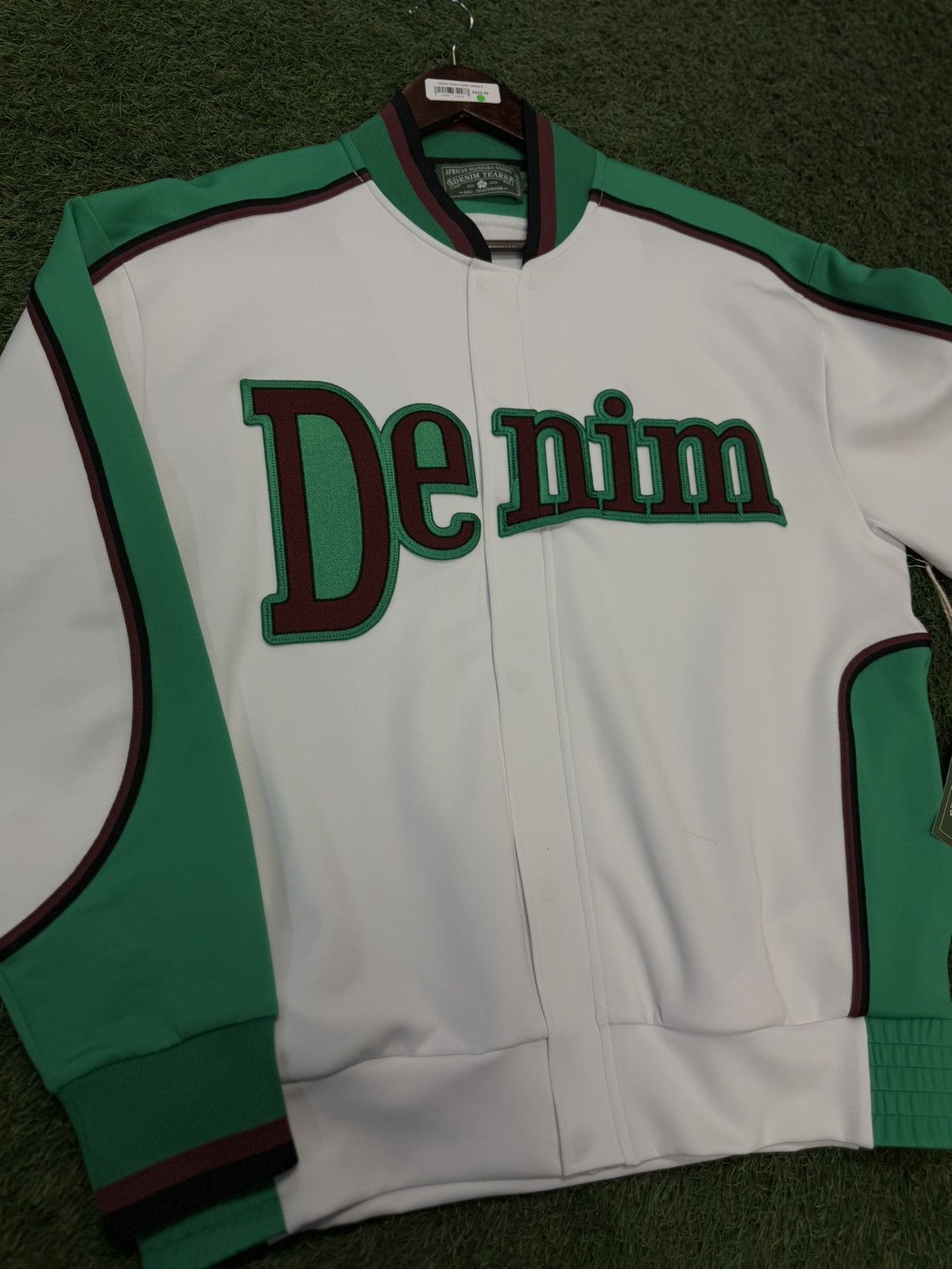 DENIM TEARS Denim Tears Green White Track Jacket Size Small Size US S / EU 44-46 / 1 - 4 Thumbnail