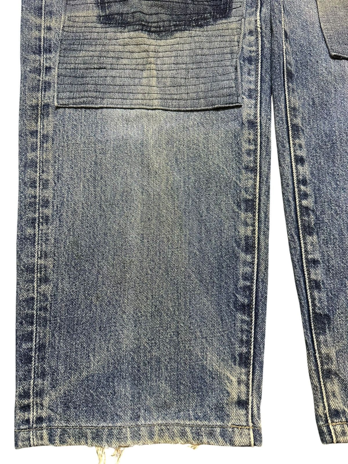 Japanese Brand Vintage Japanese Brand Blue Wash Style Patches Jeans Size US 31 - 7 Thumbnail