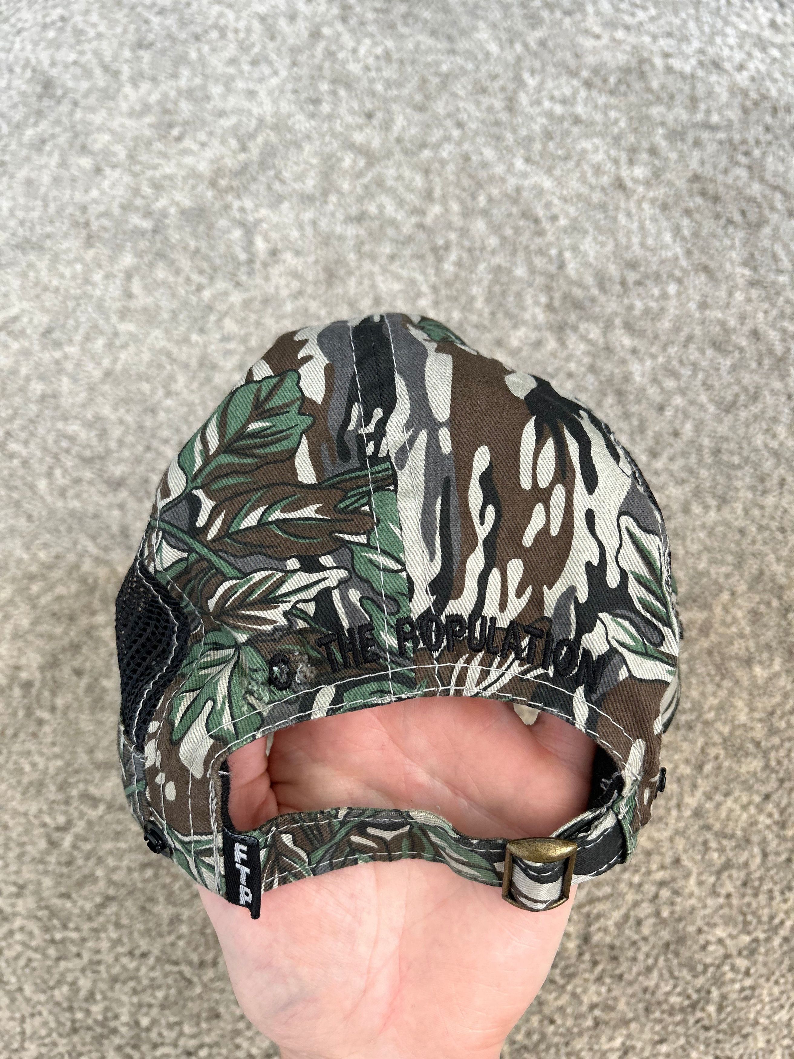 Fuck The Population Camp Hat (Camo) Size ONE SIZE - 2 Thumbnail