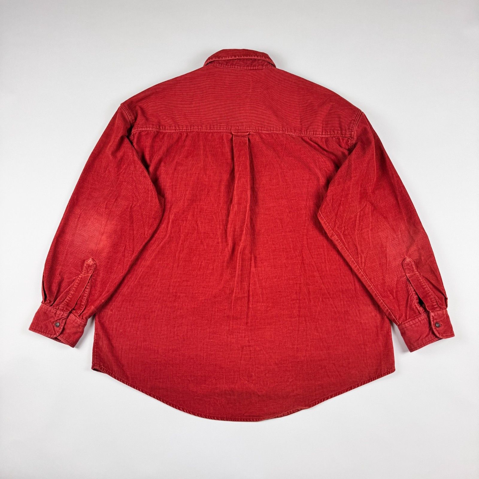 Chaps Ralph Lauren Chaps Ralph Lauren Corduroy Shirt XL Red Preppy 90s Workwear Size US XL / EU 56 / 4 - 7 Thumbnail