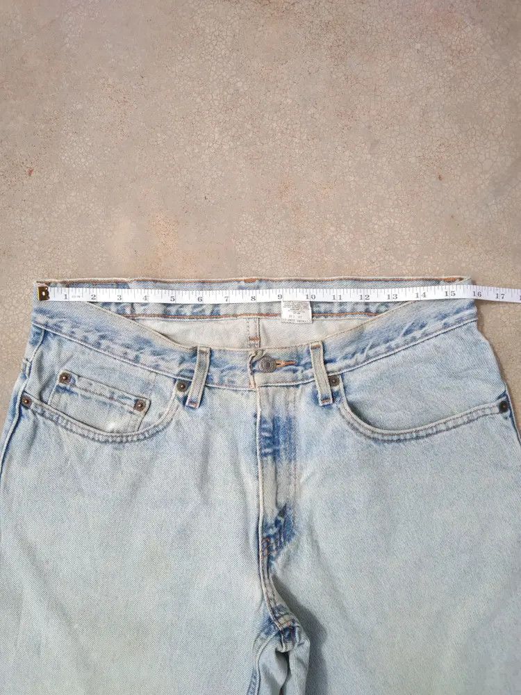 Levi's Vintage Levi's Jeans 550 Distressed Denim 31x28 Size US 31 - 8 Thumbnail