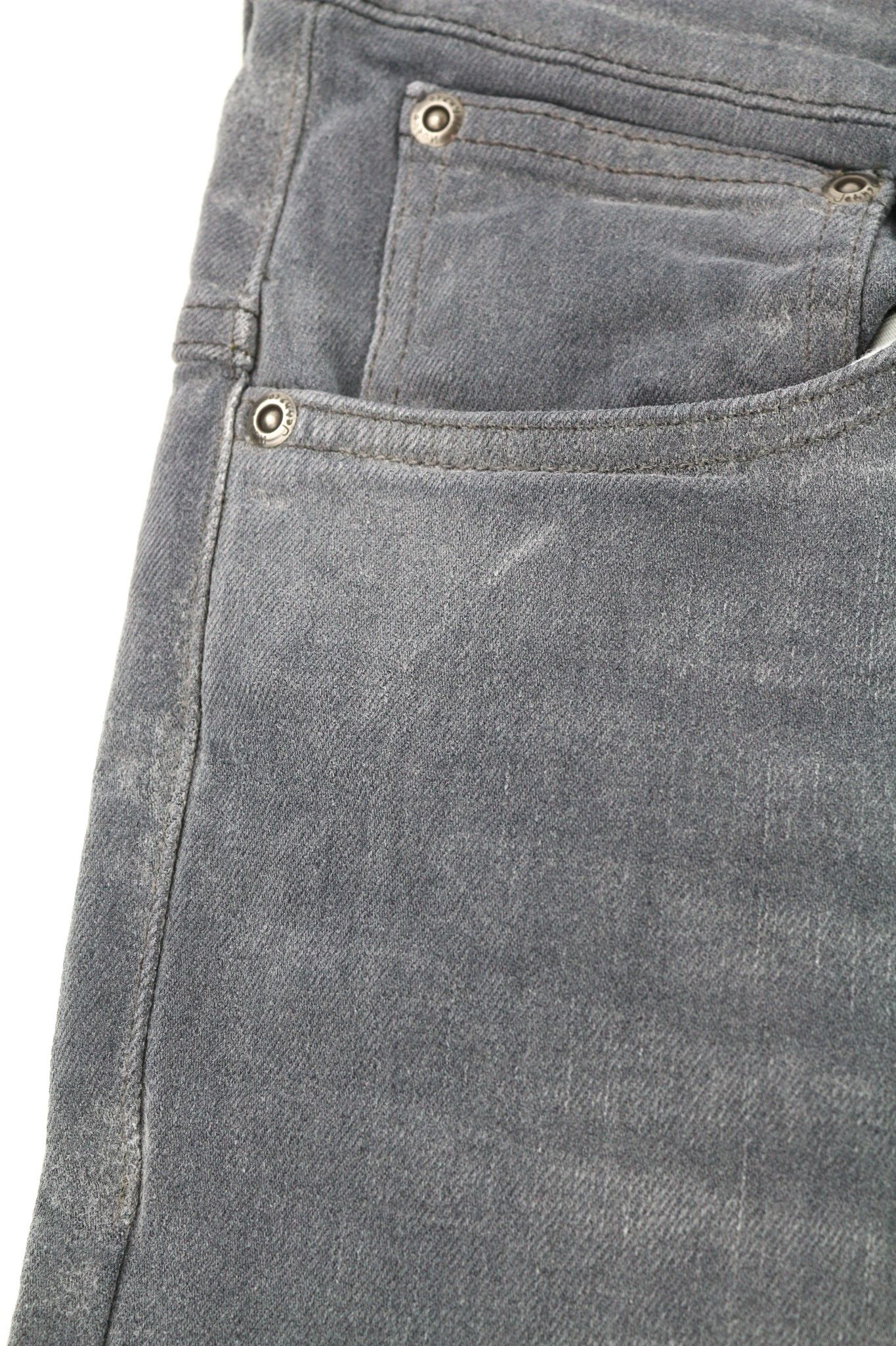 Nudie Jeans THIN FINN W32/L32 Slim Grey Cotton Wash Jeans 80646 Size US 32 / EU 48 - 9 Thumbnail