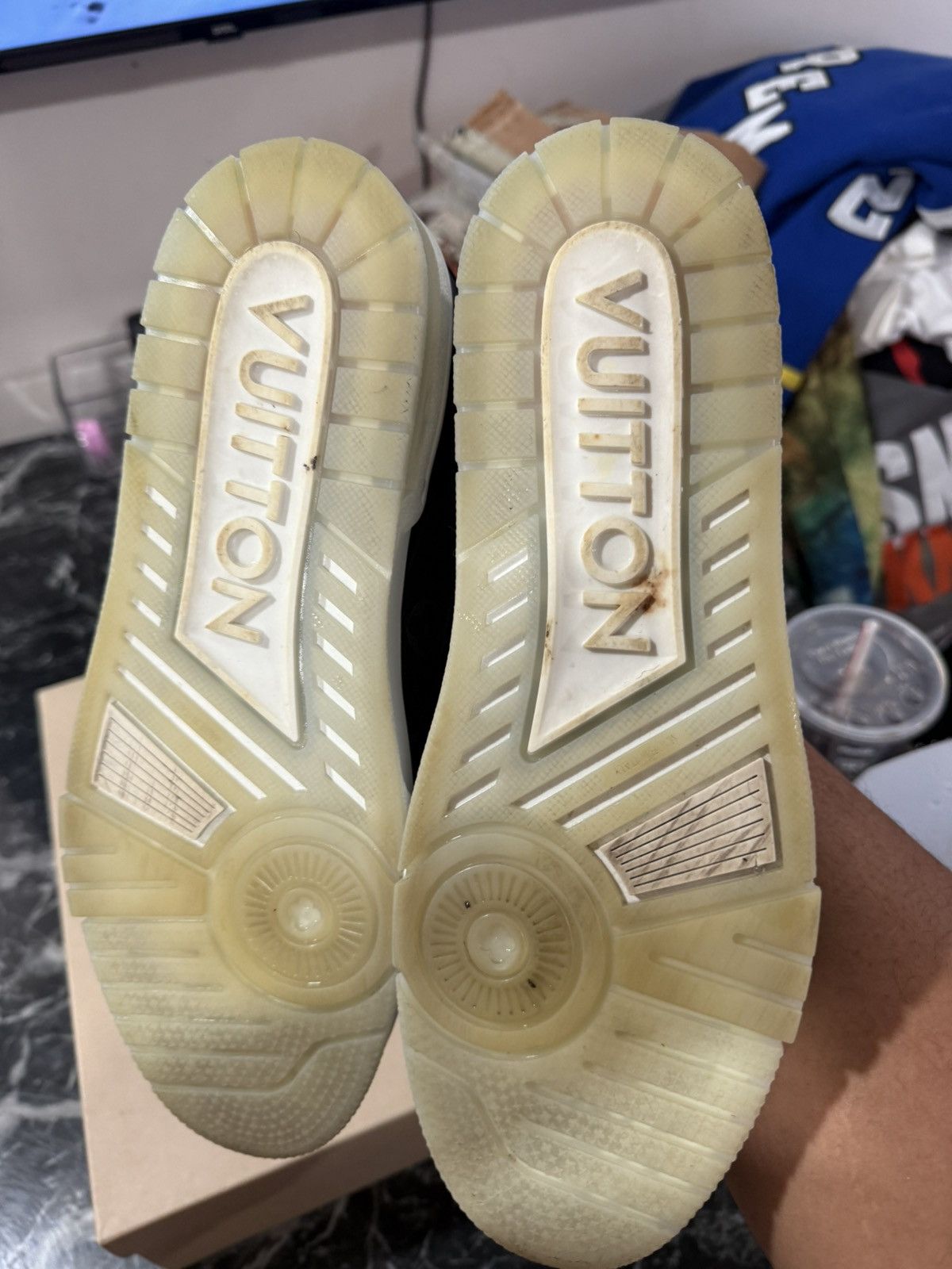 Louis Vuitton Louis Vuitton LV Trainer Eclipse Black Monogram Size 10 LV Size US 11.5 / EU 44-45 - 15 Thumbnail