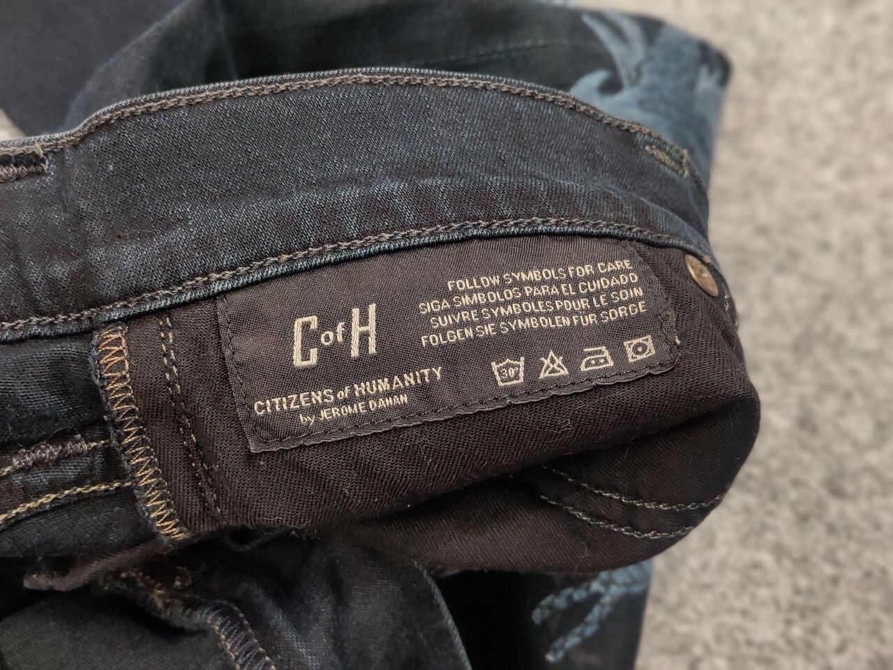 Citizens Of Humanity Citizens of Humanity Design USA Dragon Logo Denim Jeans Size 29" - 21 Thumbnail