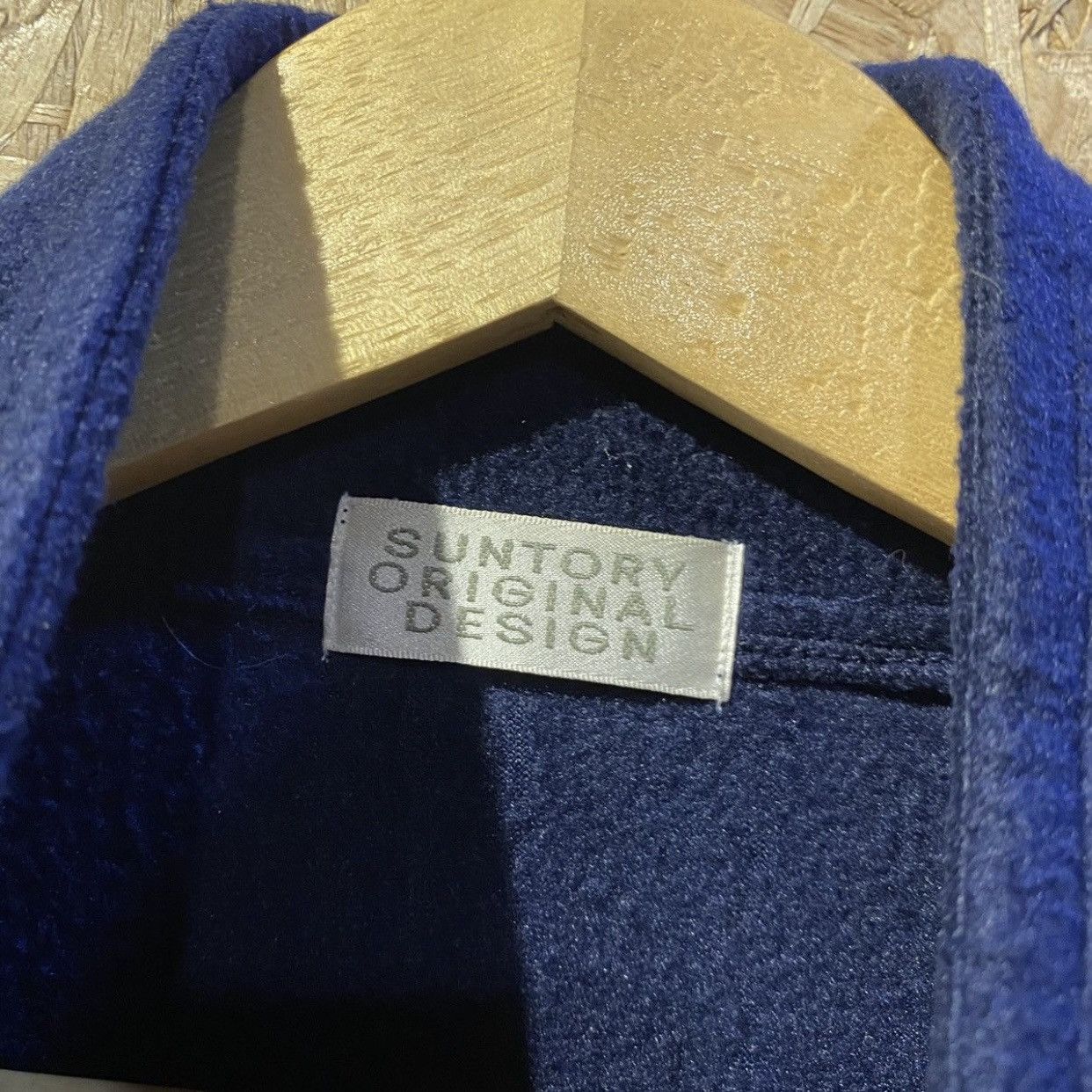 Designer × Vintage 90s Suntory Boss Coffee Fleece Basic Logo jackets Size US L / EU 52-54 / 3 - 9 Thumbnail