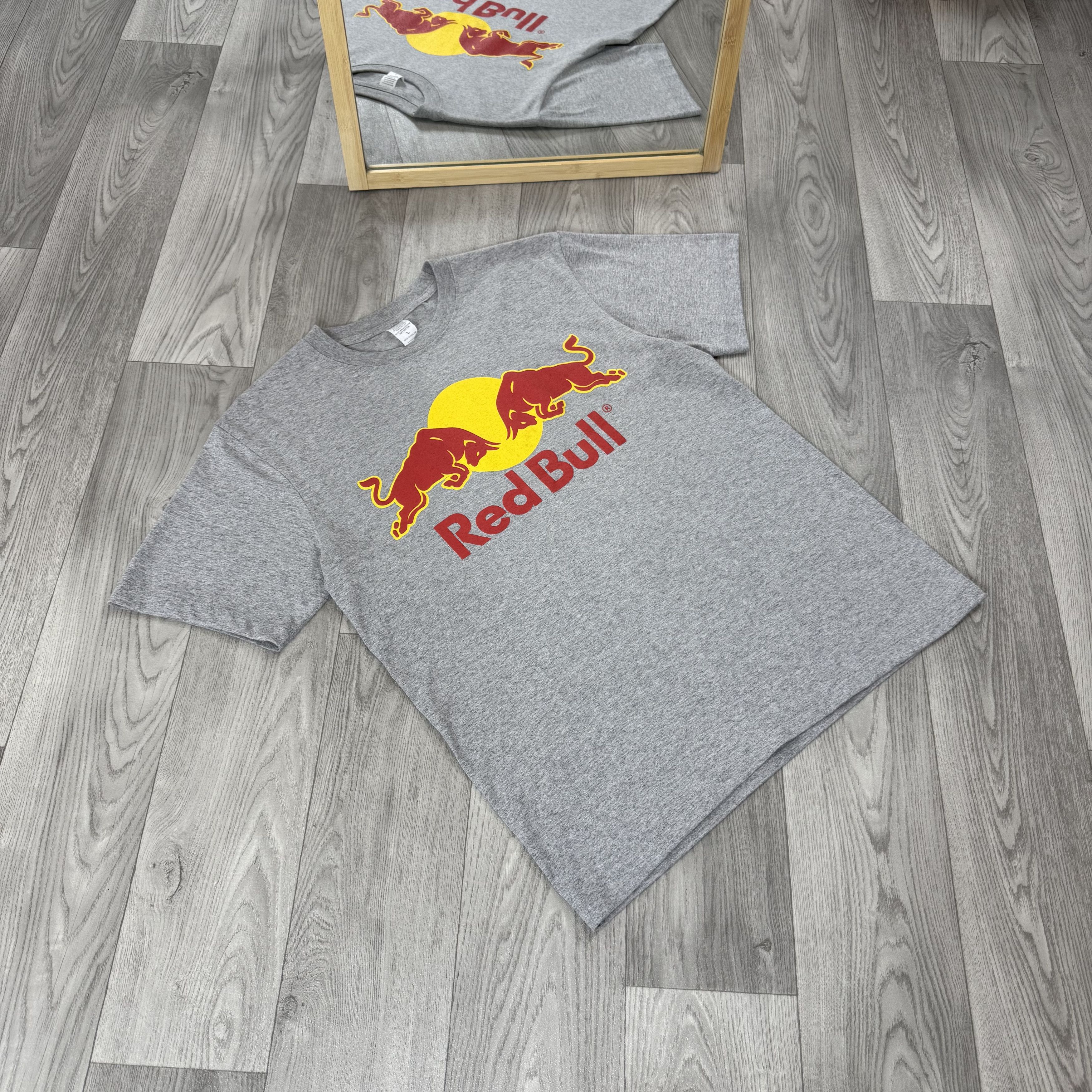 Red Bull Vintage Red Bull 90s Graphic Grey Tee Shirt L Size US L / EU 52-54 / 3 - 4 Thumbnail
