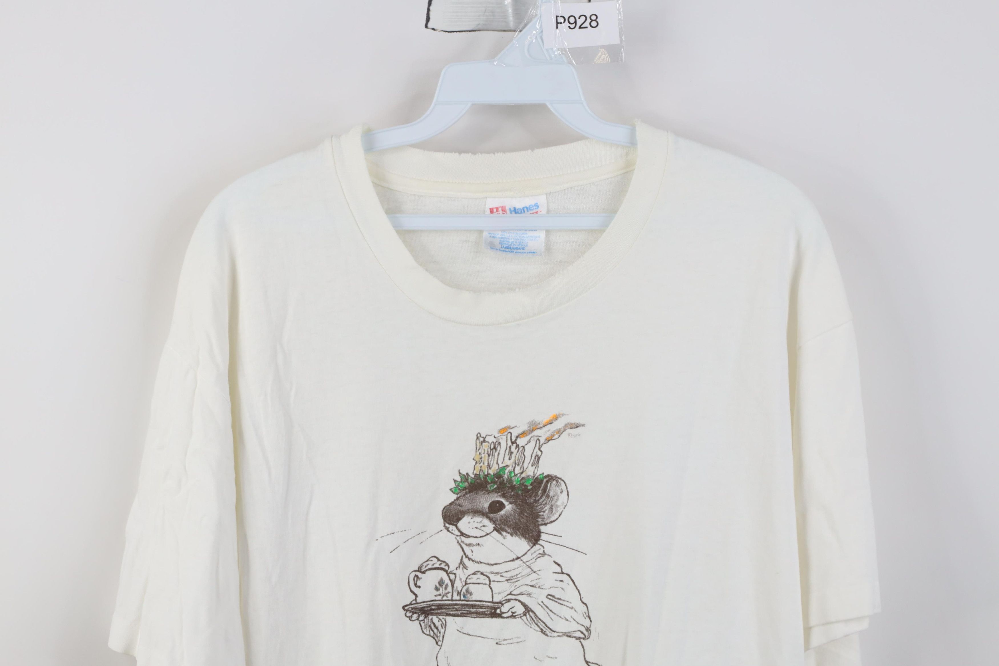 Vintage Vintage 80s 90s Christmas Mouse Twas the Night T-Shirt USA Size L / US 10 / IT 46 - 2 Thumbnail