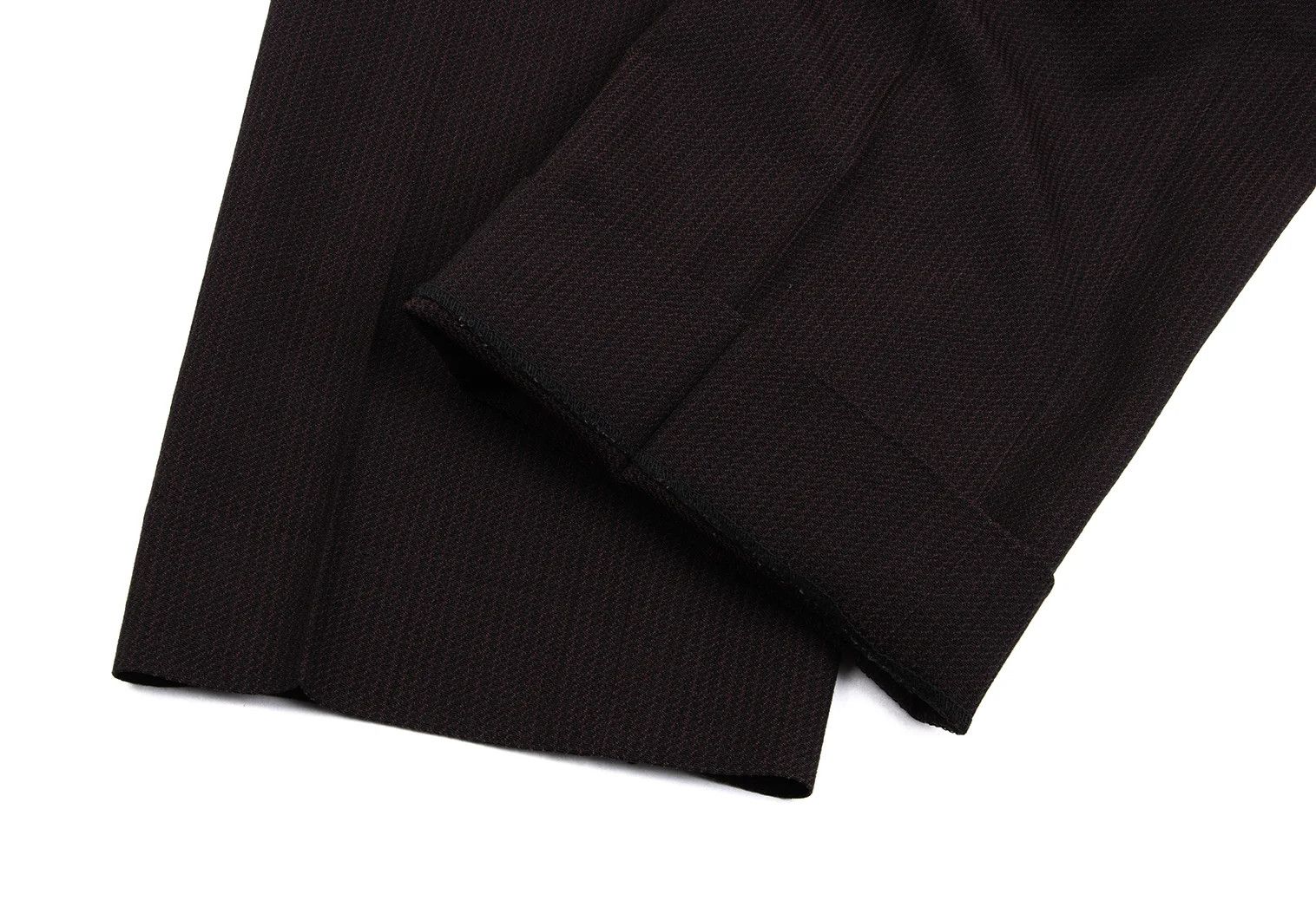 Jean Paul Gaultier Wool Zigzag Stripe Pants in Bordeaux Size 50 Size US 34 / EU 50 - 9 Thumbnail
