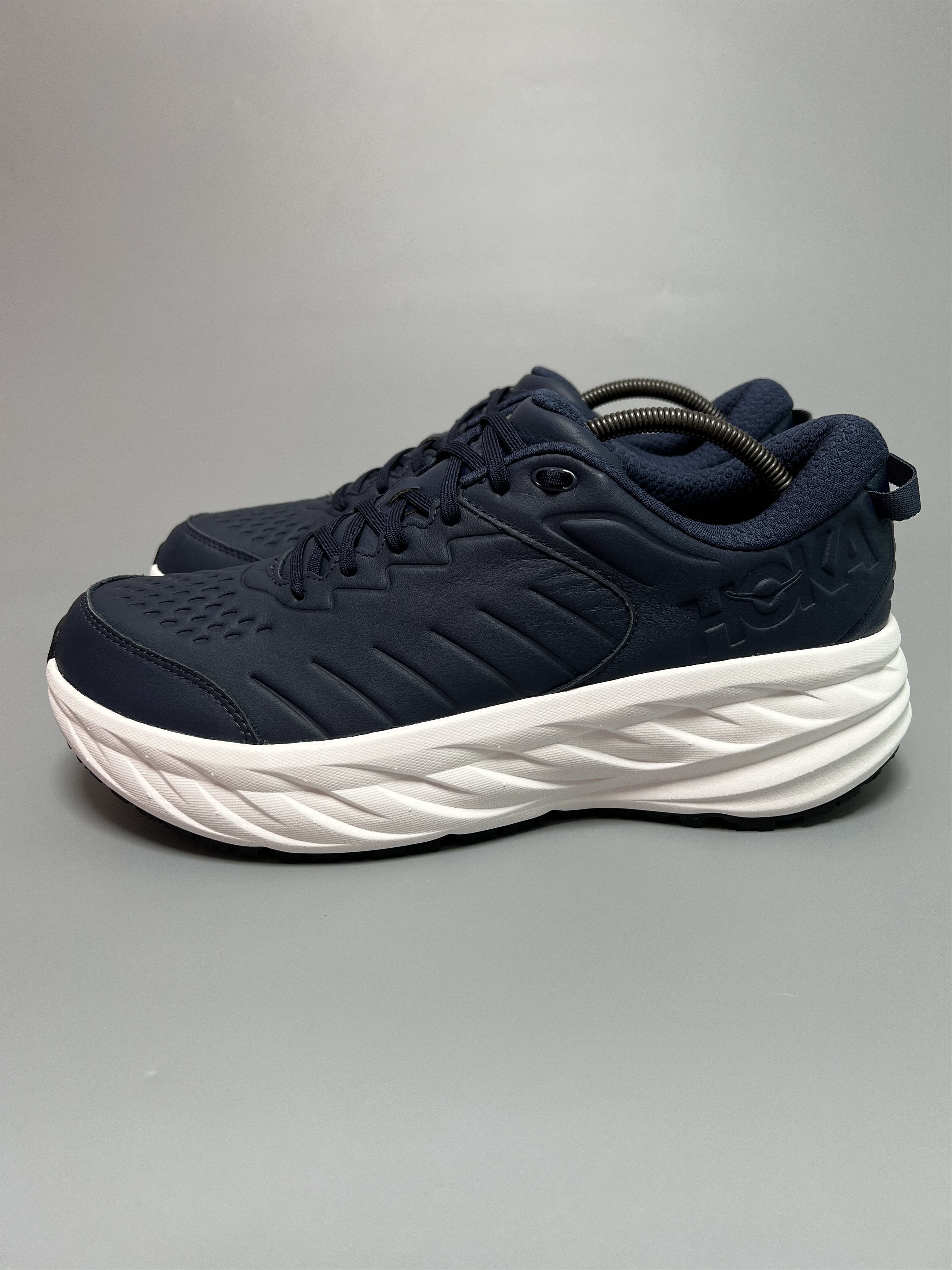 Hoka × Leather Hoka One One Bondi SR Running Shoes Walking Slip Resistant Size US 12.5 / EU 45-46 - 1 Thumbnail