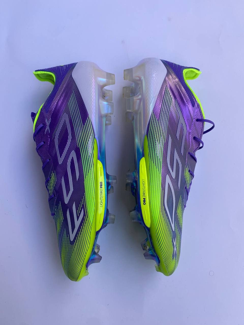 Adidas Adidas F50+ Violet/Green JS3211 Size US 9 / EU 42 - 8 Thumbnail