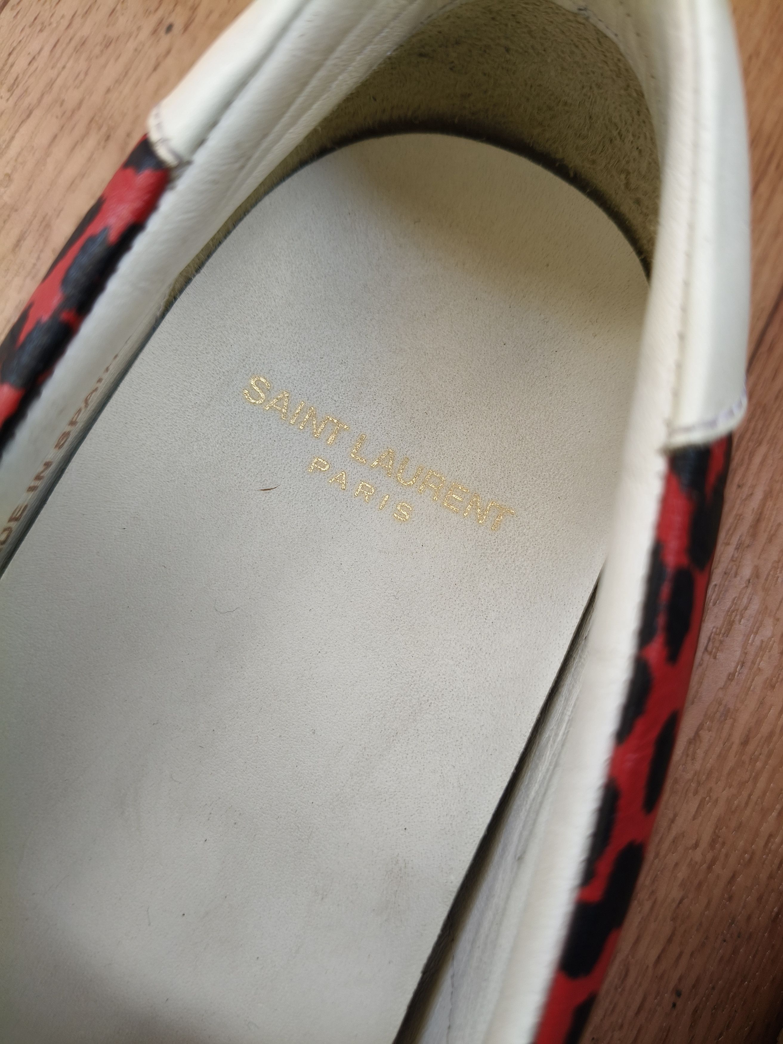 Saint Laurent Paris 🩸🎱 Saint Laurent red babycat Size US 8 / EU 41 - 15 Thumbnail