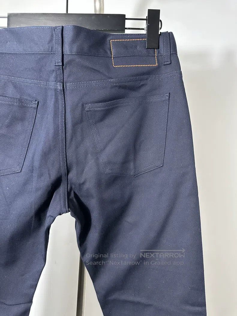 Hermes Hermes Autumn/Winter logo leather patch denim casual pants Size 26" / US 2 / IT 38 - 4 Thumbnail