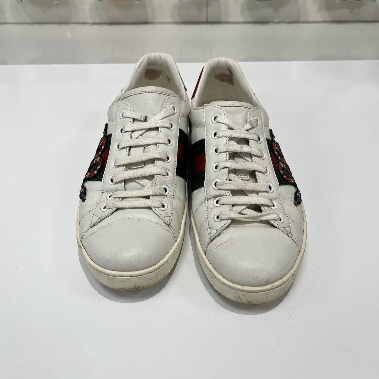 Gucci Gucci Ace Embroidered Snake Size US 8.5 / EU 41-42 - 10 Thumbnail