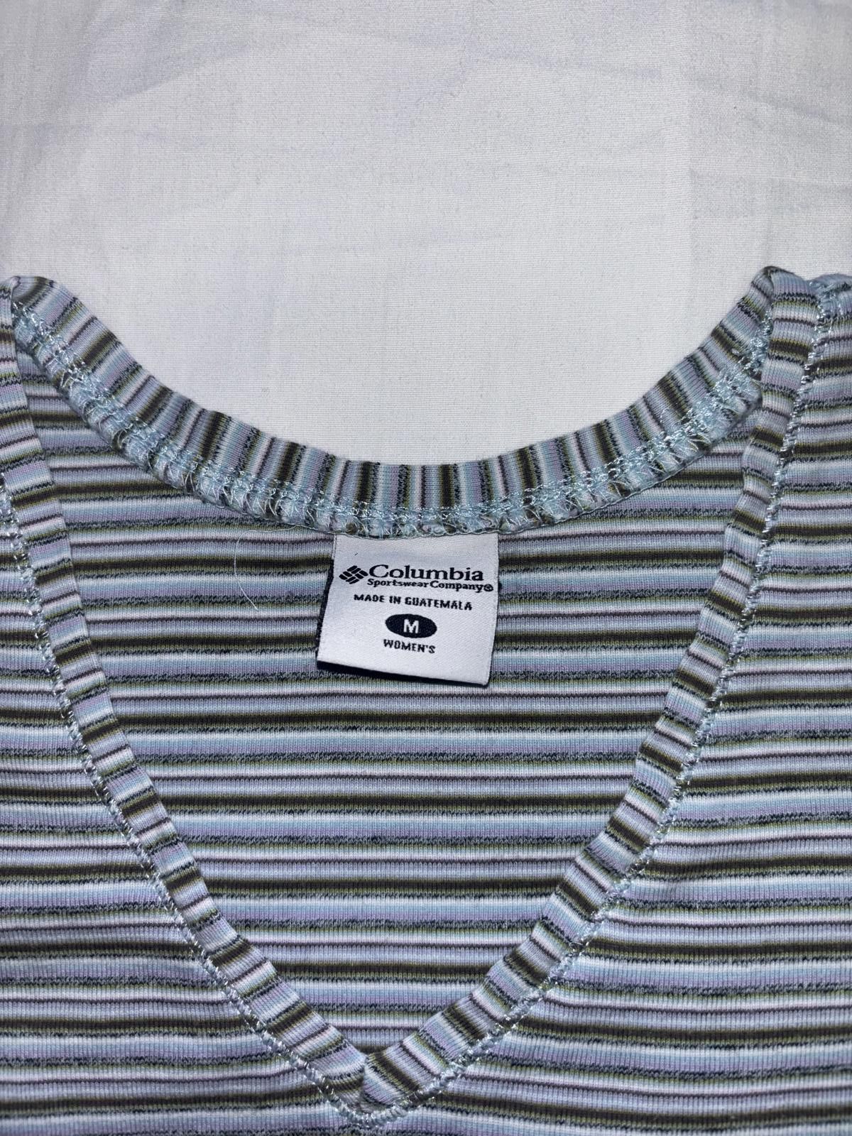 Columbia Columbia Vintage Striped V-Neck Tee Size M / US 6-8 / IT 42-44 - 2 Thumbnail