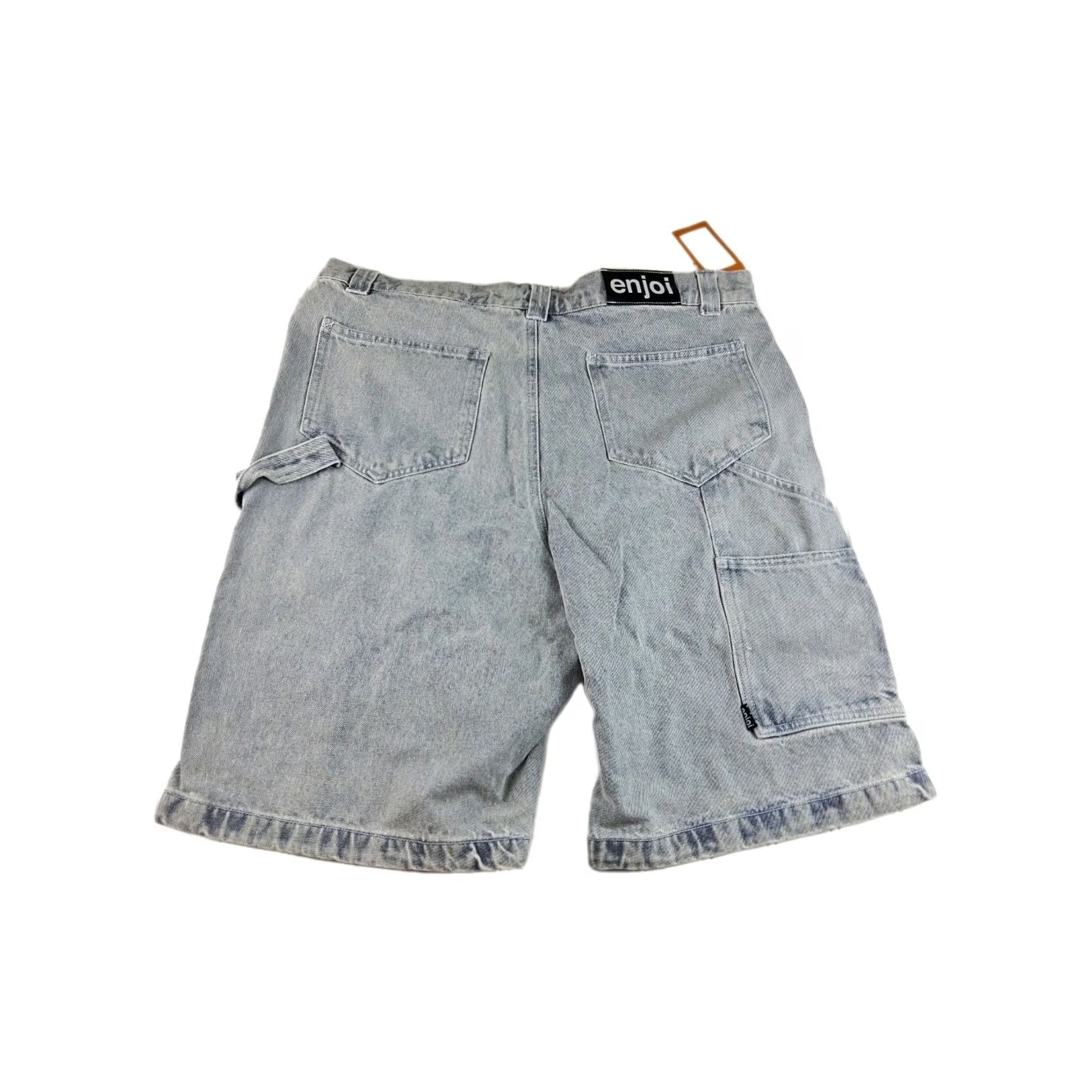 Enjoi Enjoi Denim Shorts Men 28 Blue Denim Y2K 40oz Carpenter Skate Shorts Size 28 Mens Size US 28 / EU 44 - 3 Thumbnail