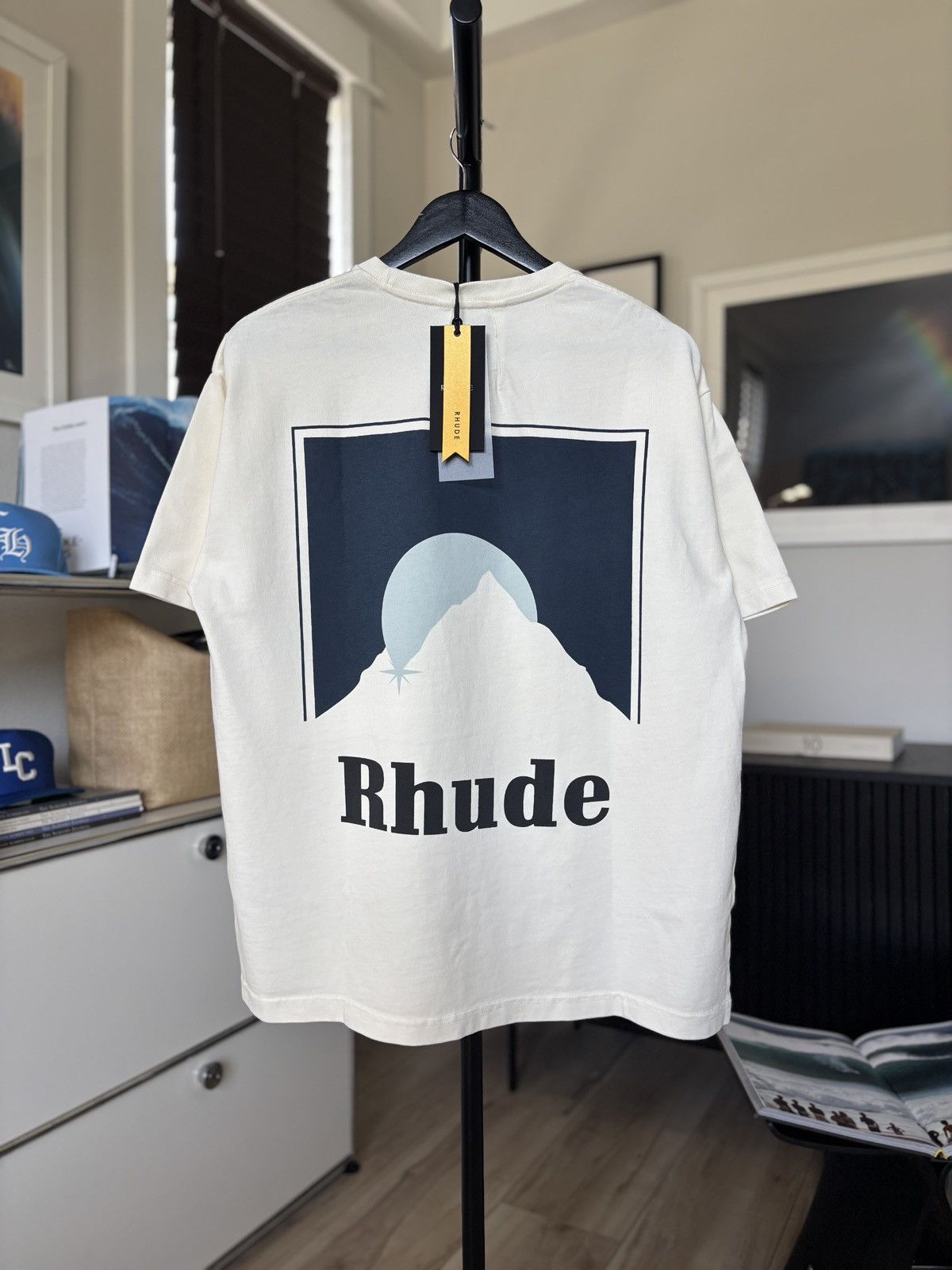 Rhude RHUDE | NEW BLUE MOONLIGHT GRAPHIC LOGO TEE Size US S / EU 44-46 / 1 - 5 Thumbnail