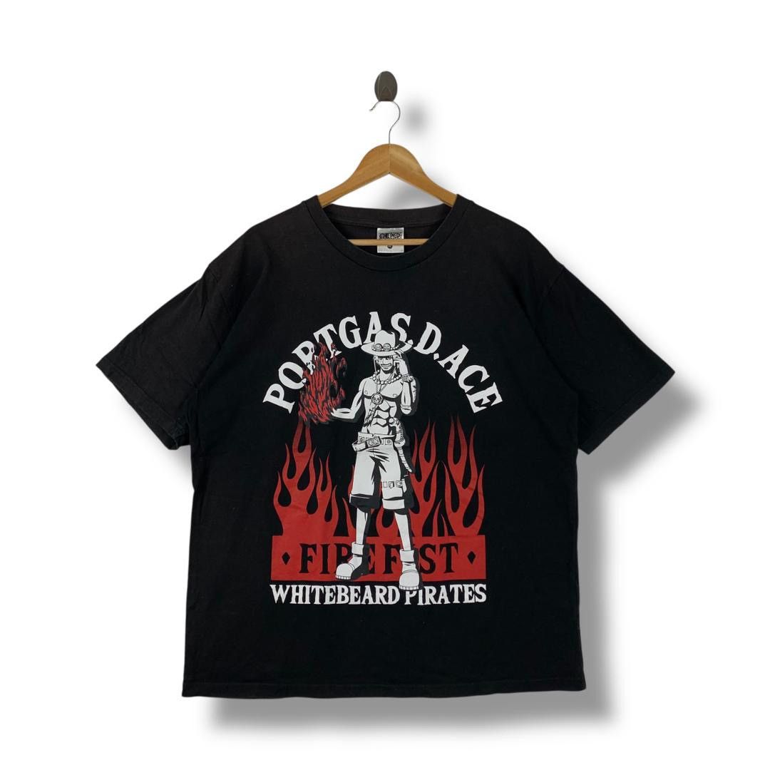 One Piece Vintage PORTGAS D ACE One Piece Anime tee Size US XXL / EU 58 / 5 - 1 Thumbnail