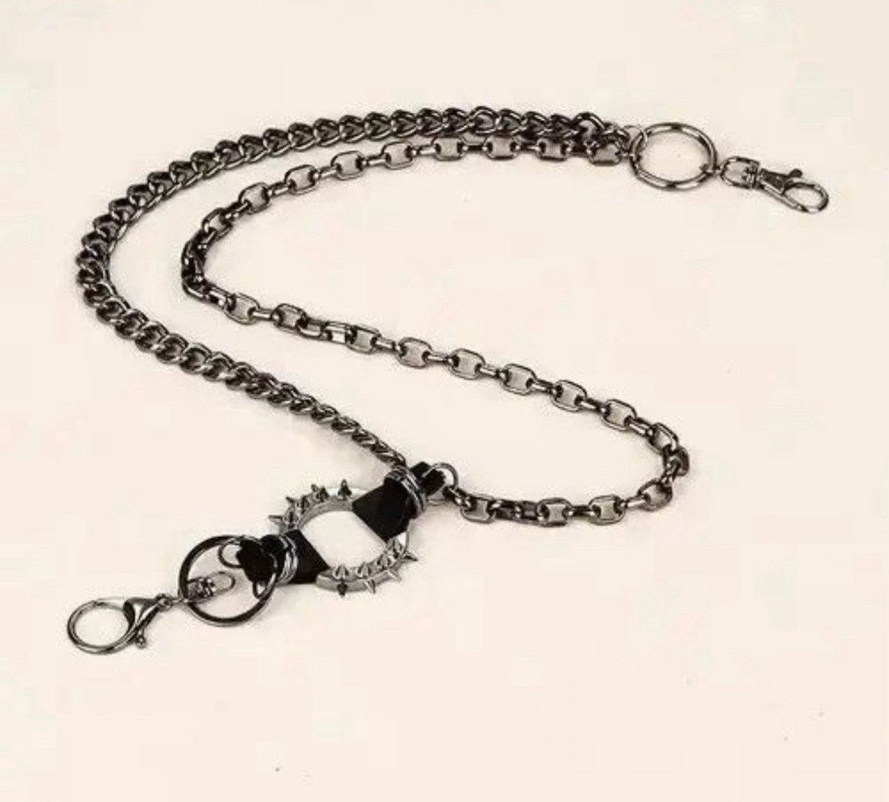 Jewelry Gun Balck Color Hip-hop Pants Belt Chains Size ONE SIZE - 2 Thumbnail