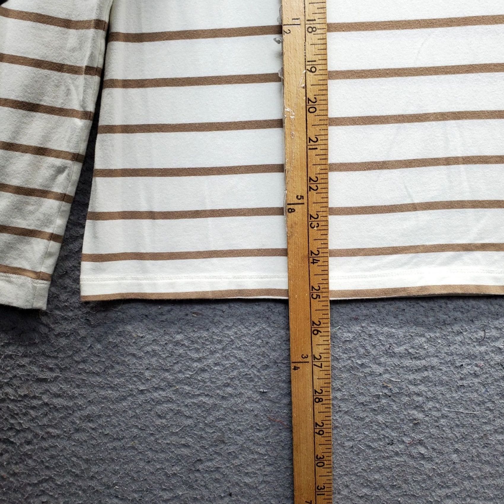 Brooks Brothers Brooks Brothers T Shirt Womens Size M Multicolor Striped Stretch Long Sleeve Crewneck Size M / US 6-8 / IT 42-44 - 3 Thumbnail