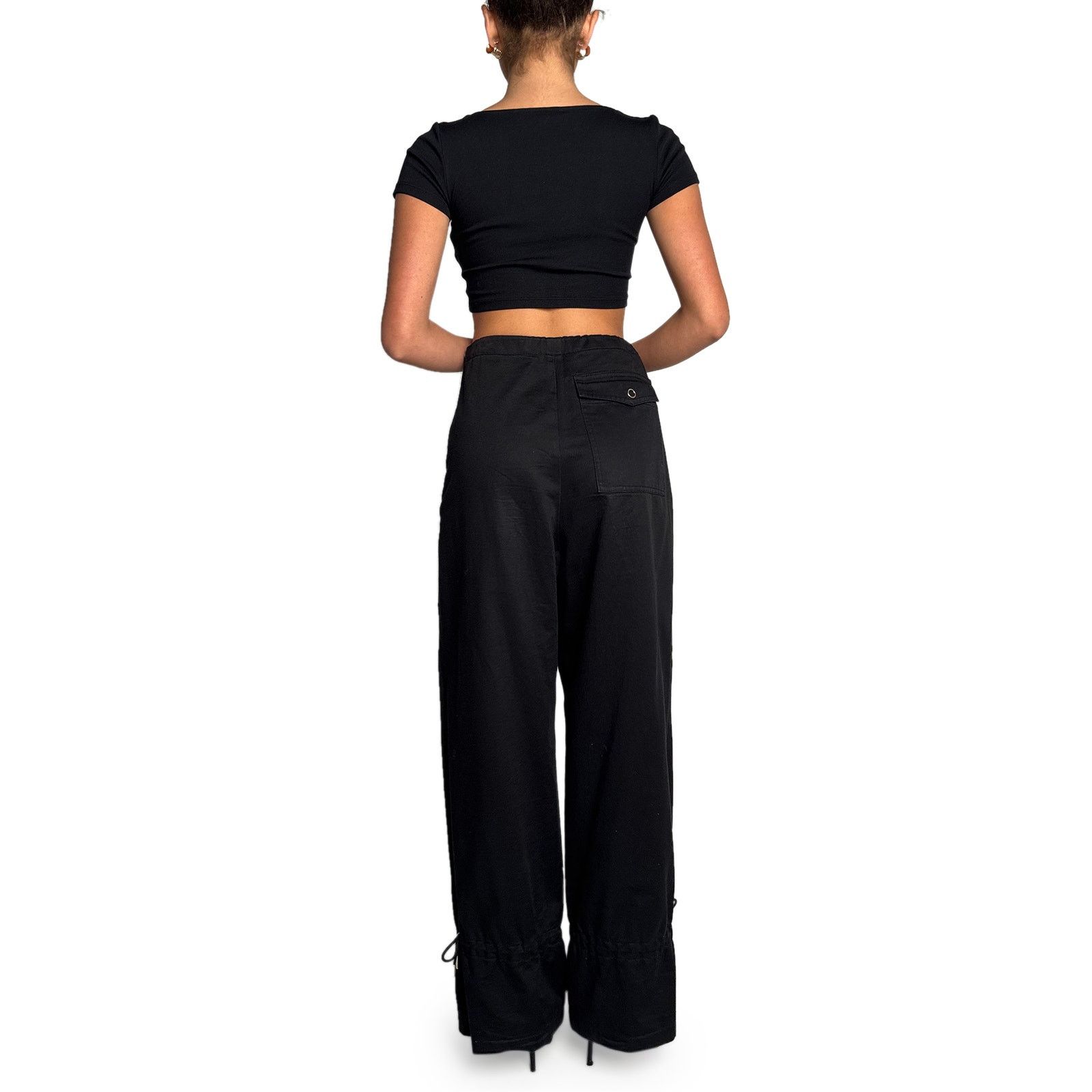 Dion Lee Black Cargo Pants Size 26" / US 2 / IT 38 - 5 Thumbnail