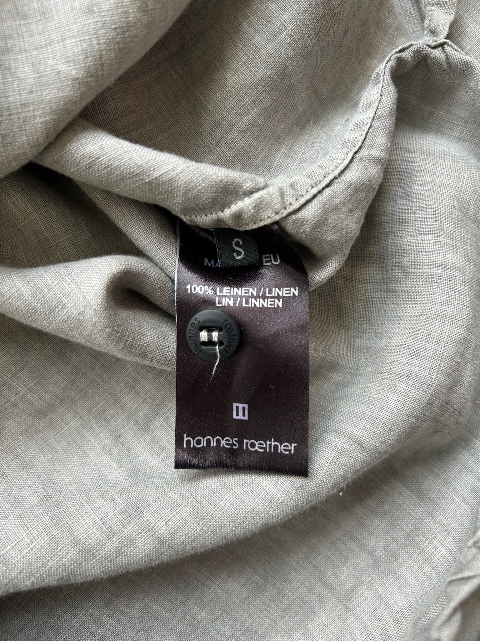 hannes roether Hannes Roether Linnen Stone Wash Button Up Size US S / EU 44-46 / 1 - 6 Thumbnail